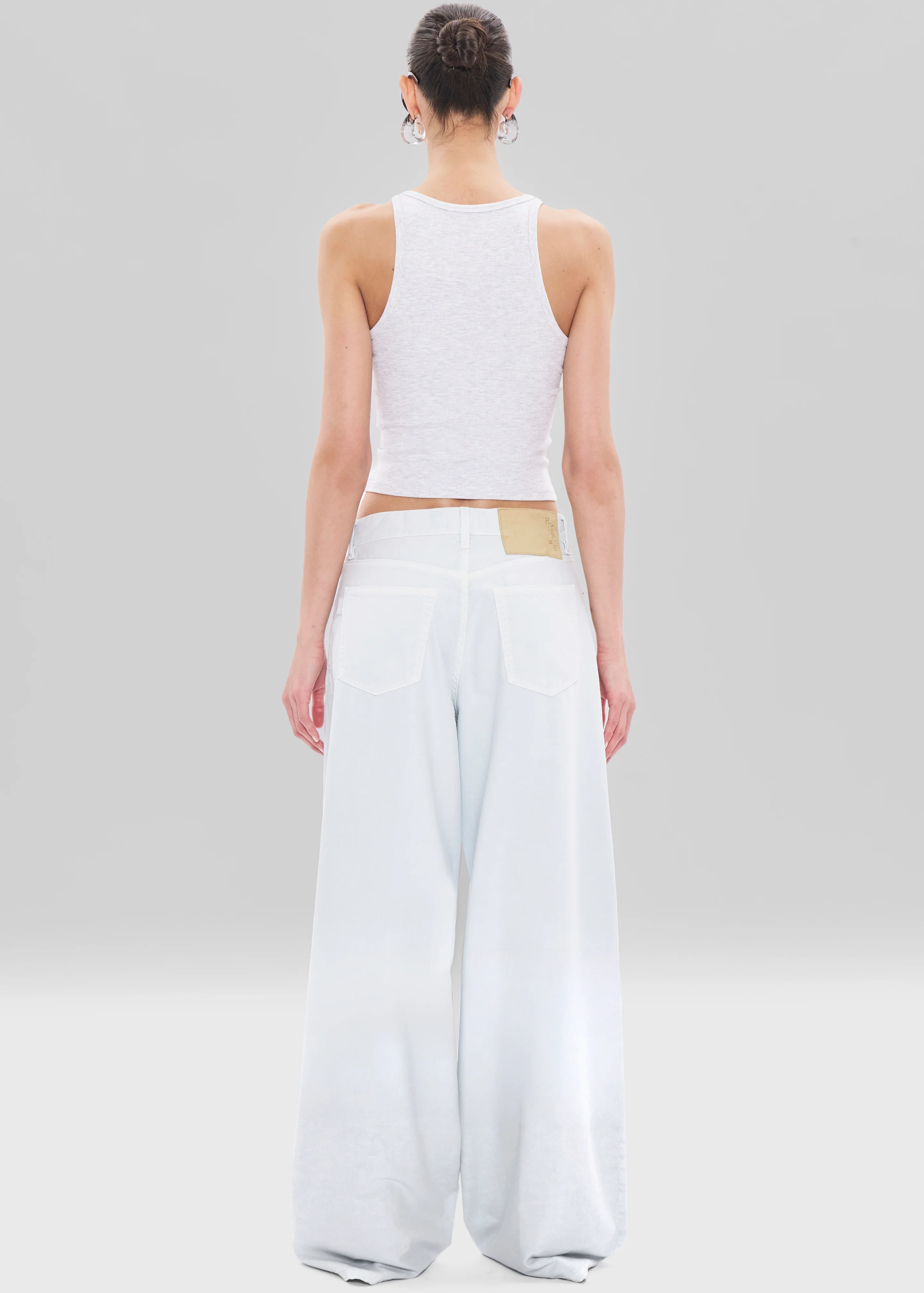 Haikure Bethany Twill Jeans - Off White - Image 4