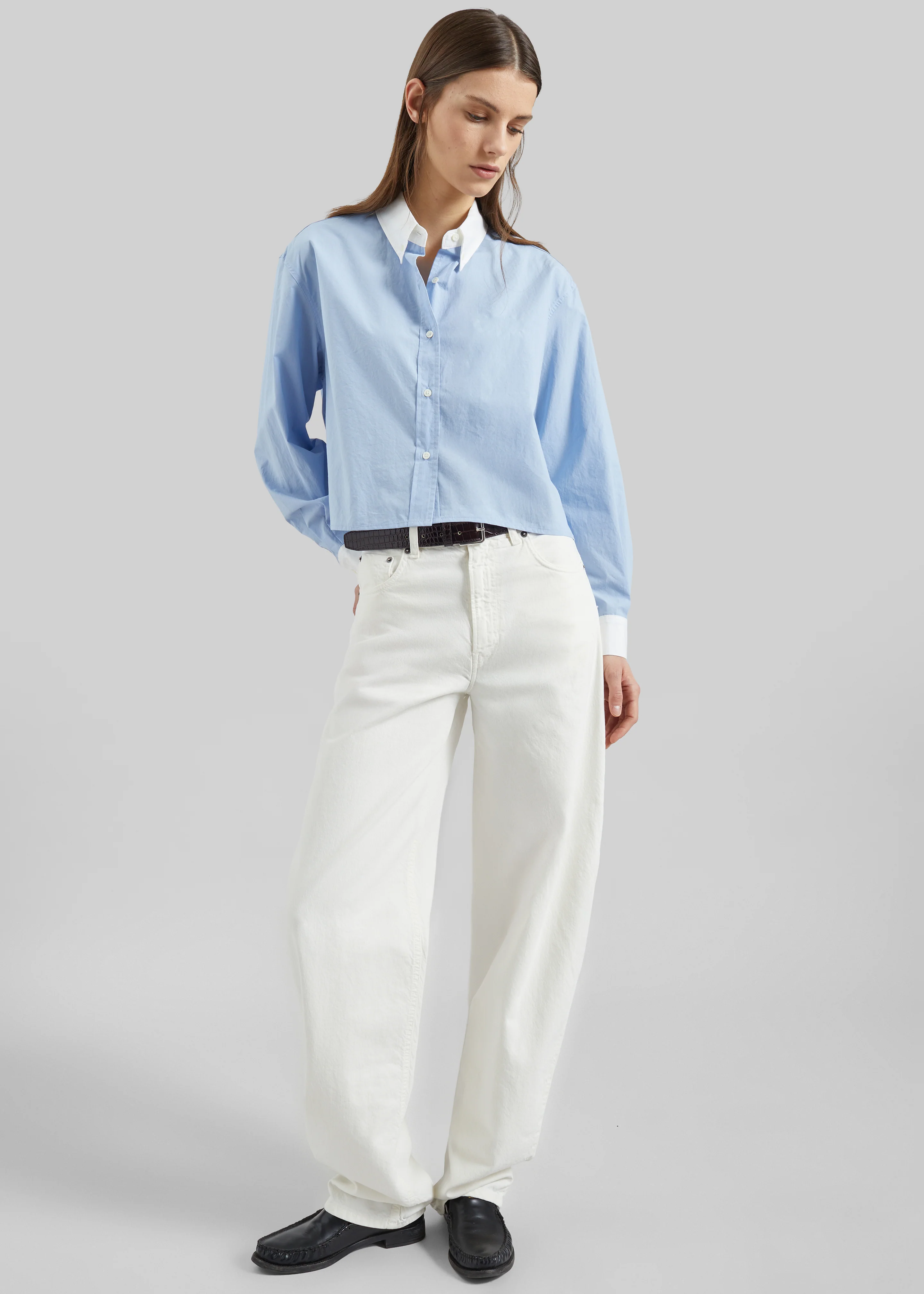 Haikure Bibi Twill Jeans - Off White - Image 3