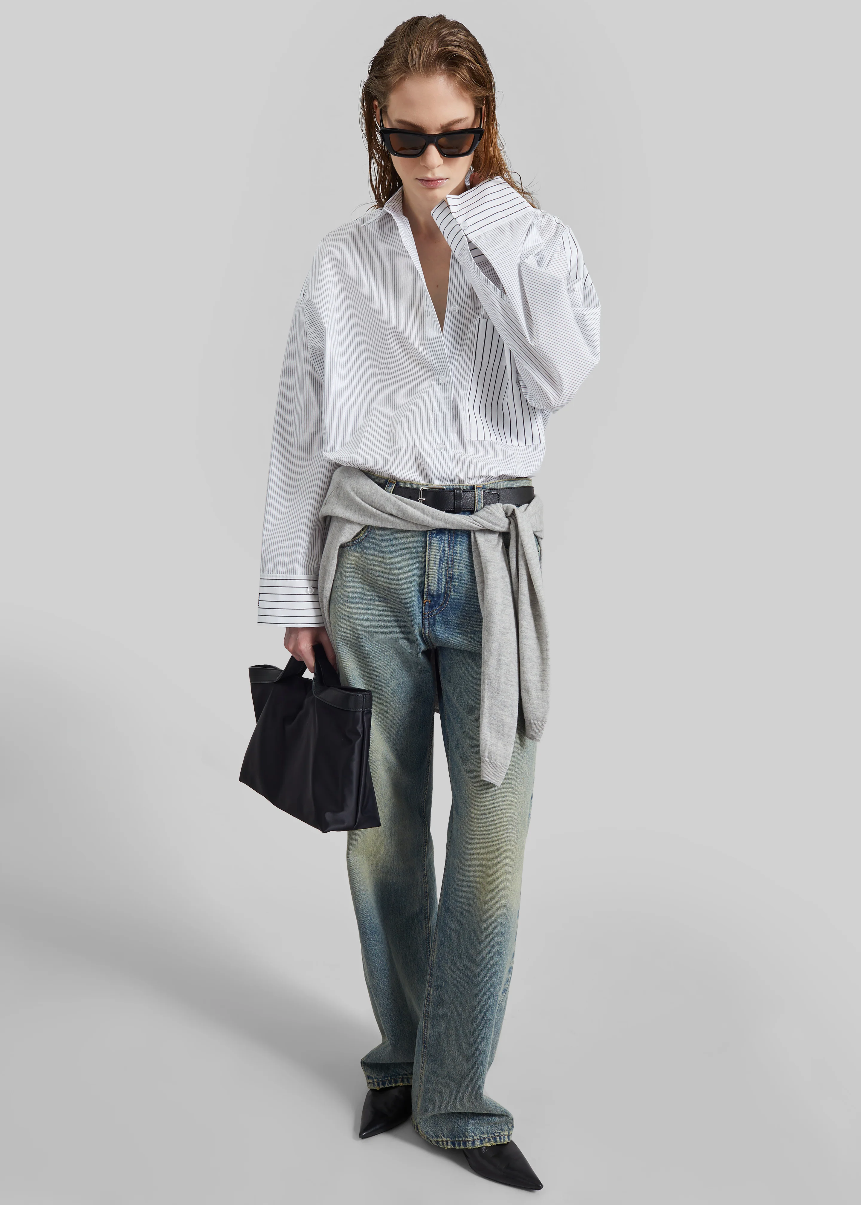 Haikure Bonnie Jeans - Earth Blue - Image 2