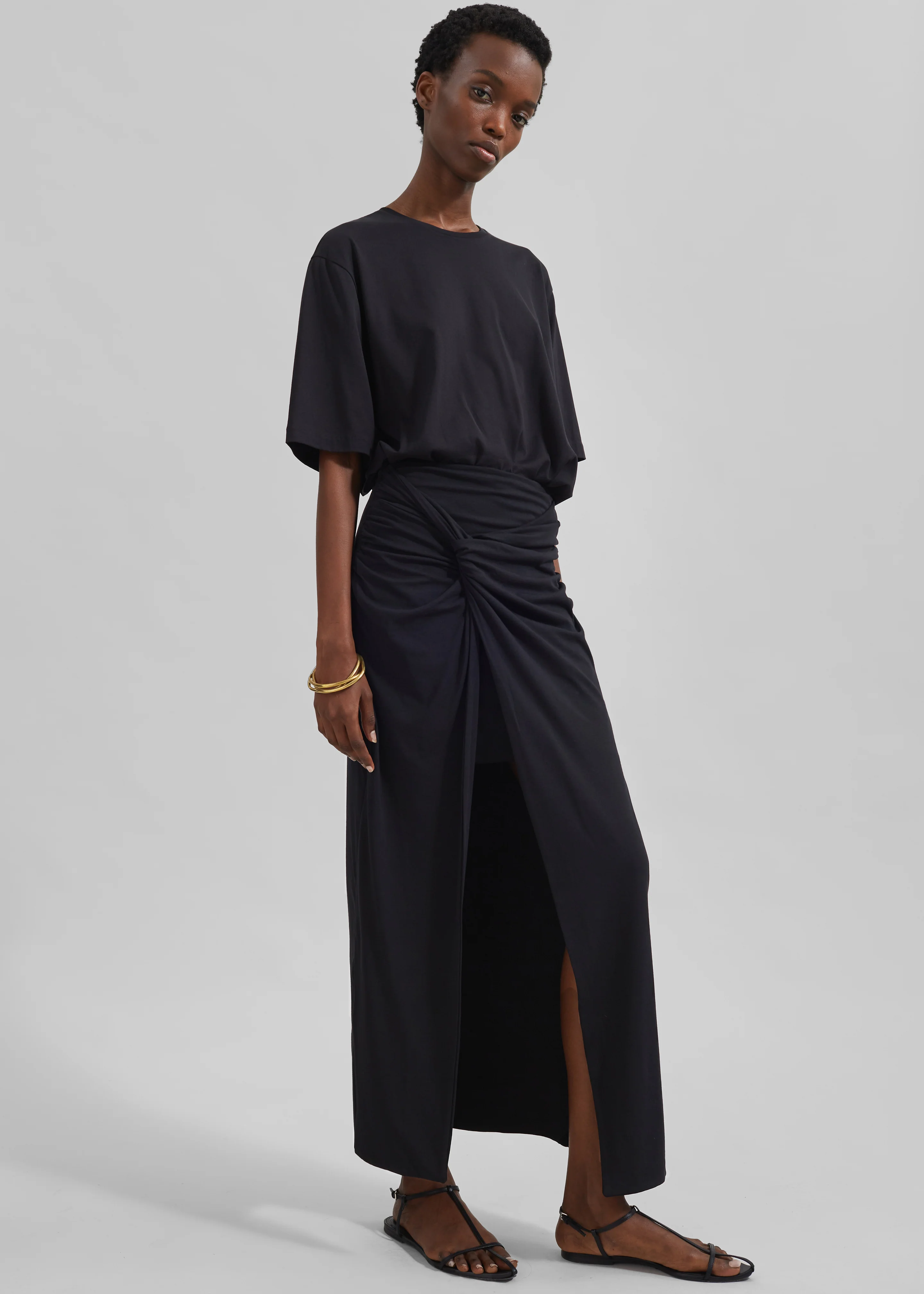 Harper Soft Organic T-Shirt - Black - Image 4