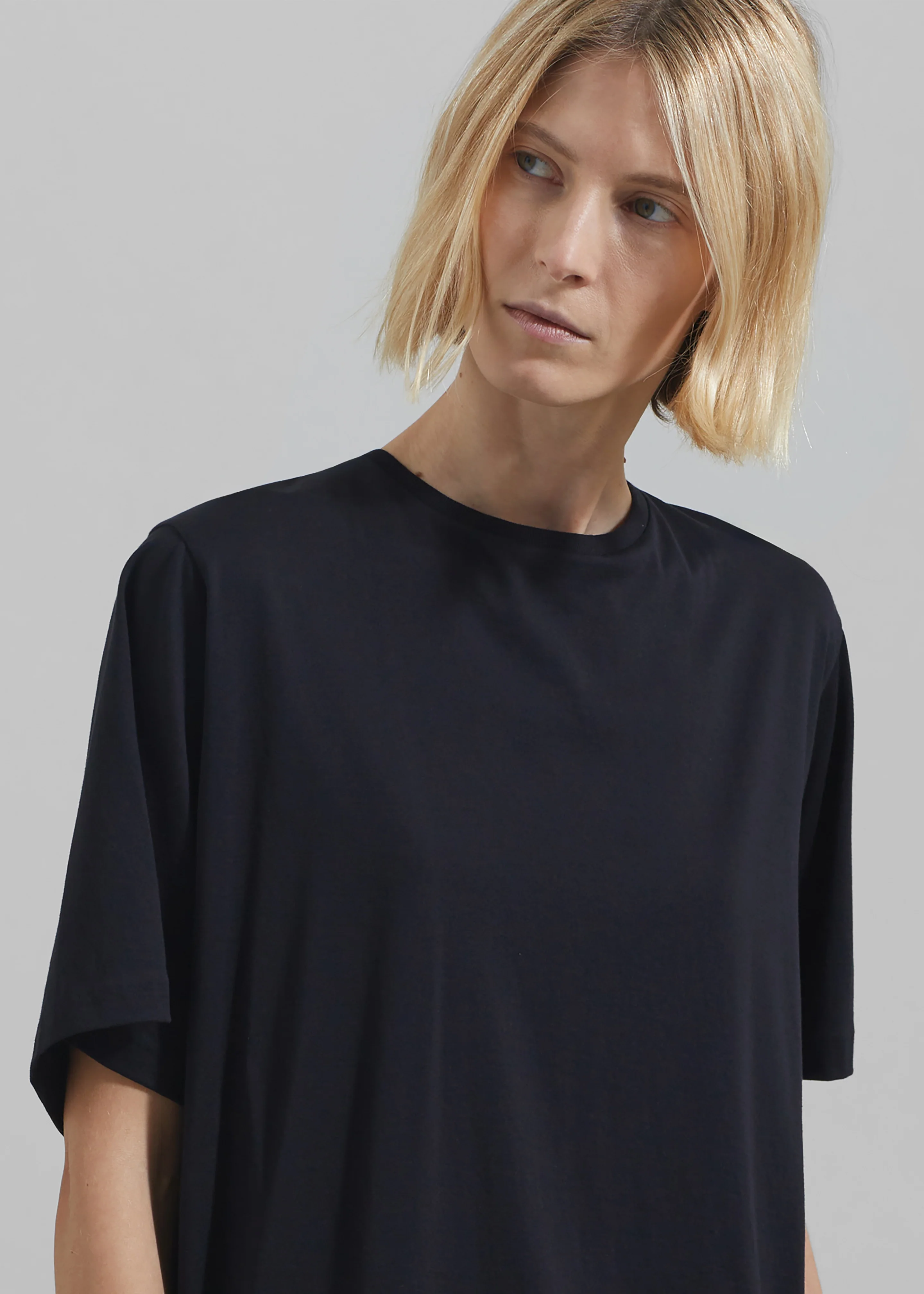 Harper Soft Organic T-Shirt - Black - Image 7