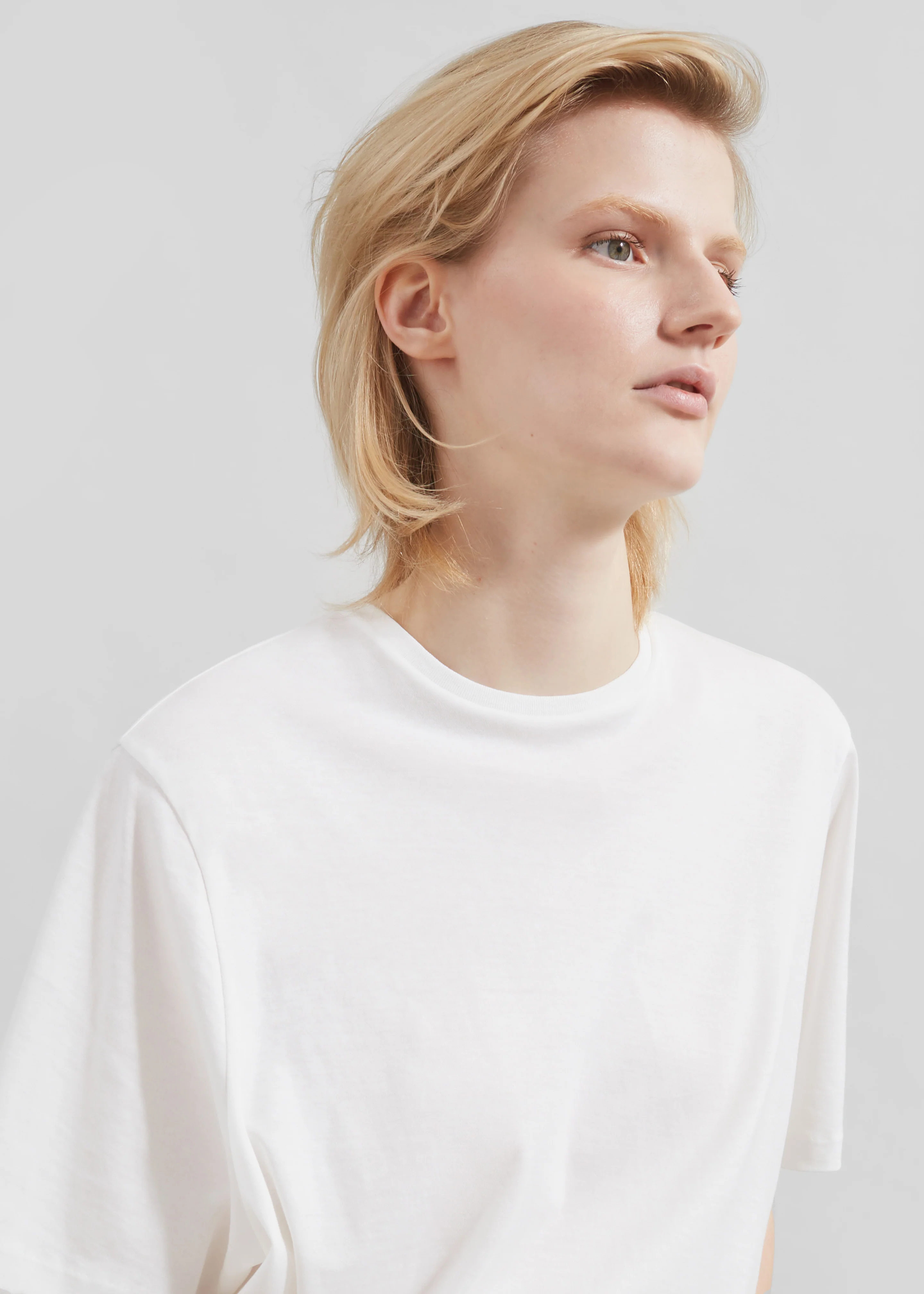 Harper Soft Organic T-Shirt - Off White - Image 6