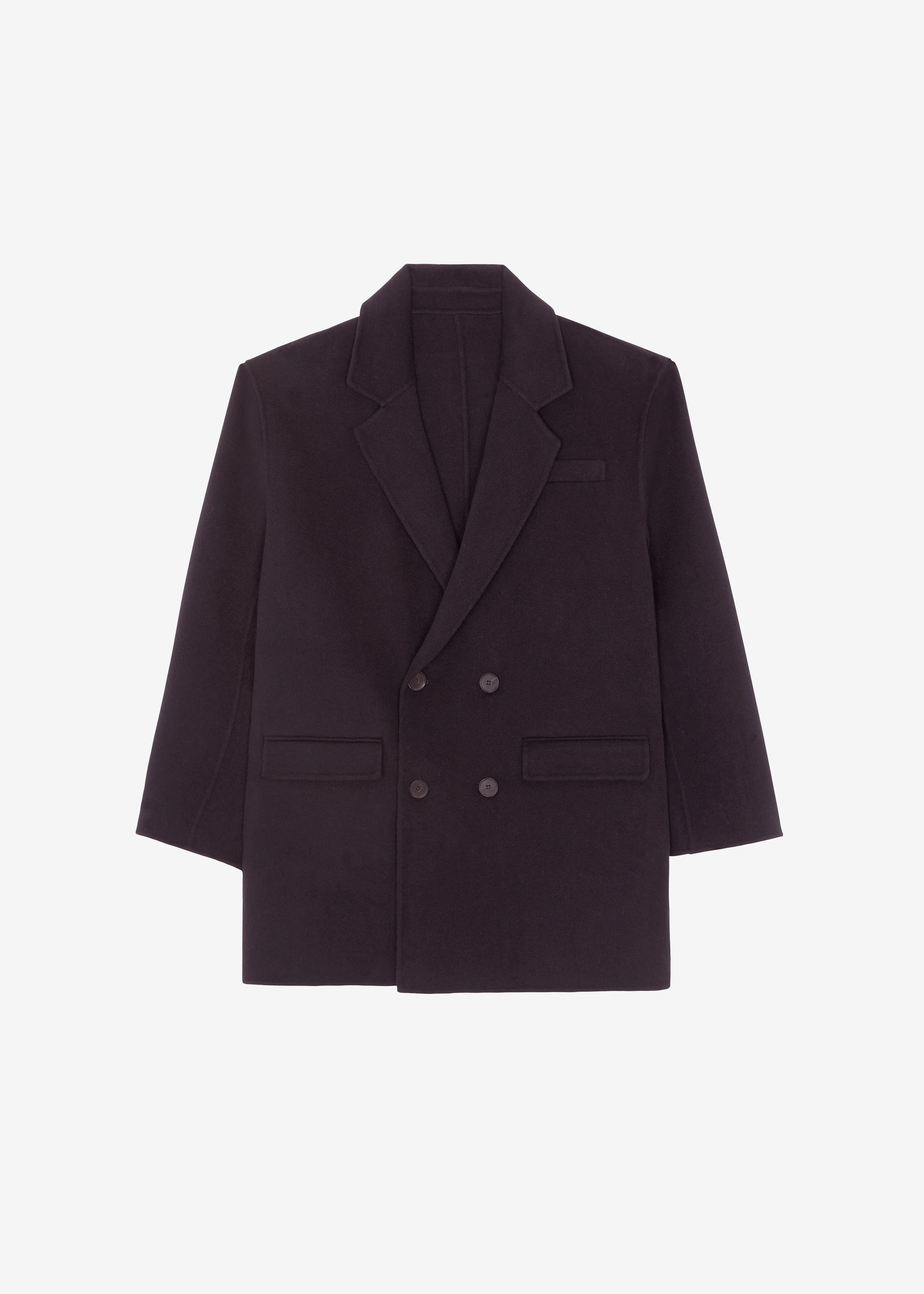 Harry Wool Blazer - Dark Plum - Image 10