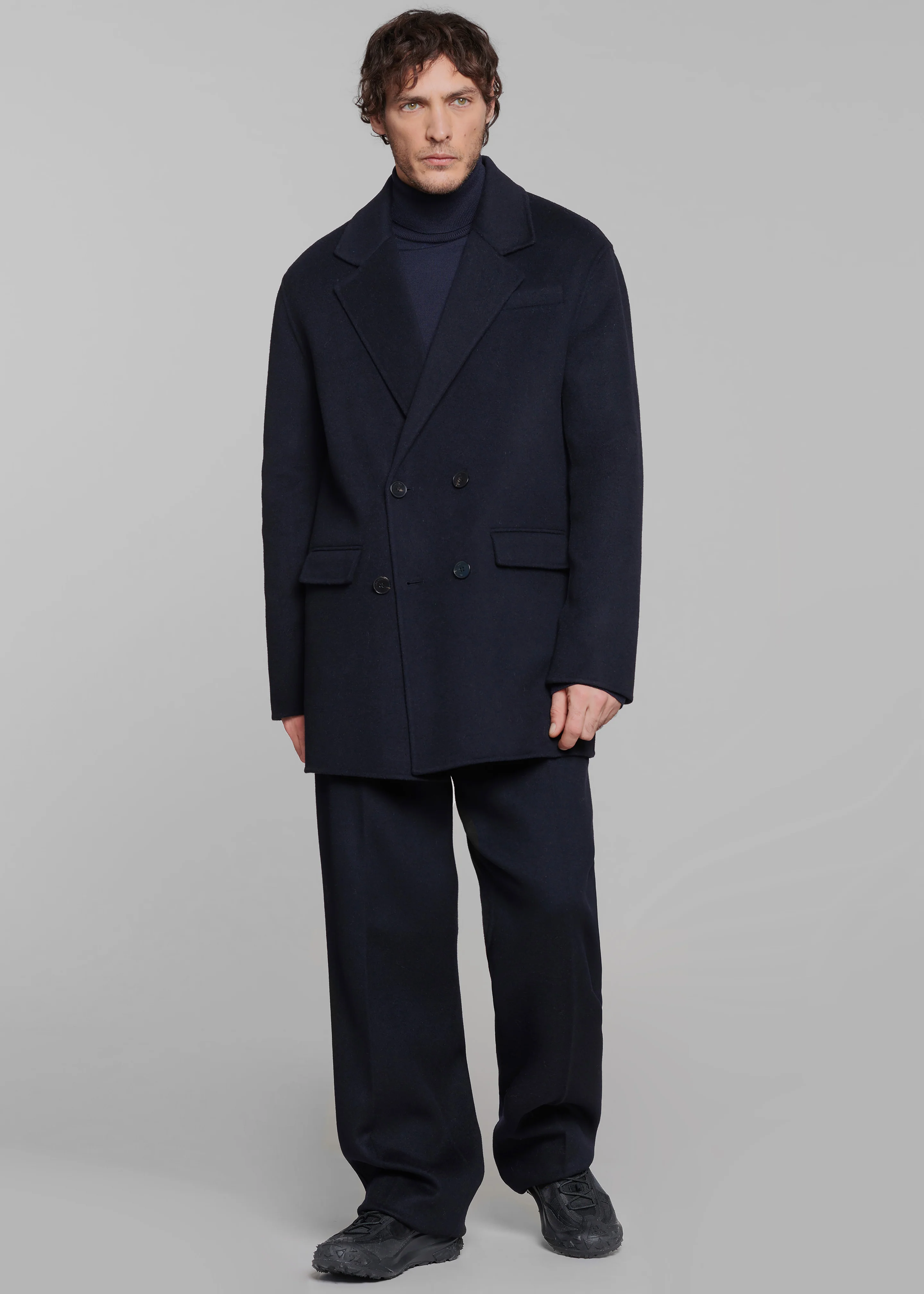 Harry Wool Blazer - Navy - Image 3