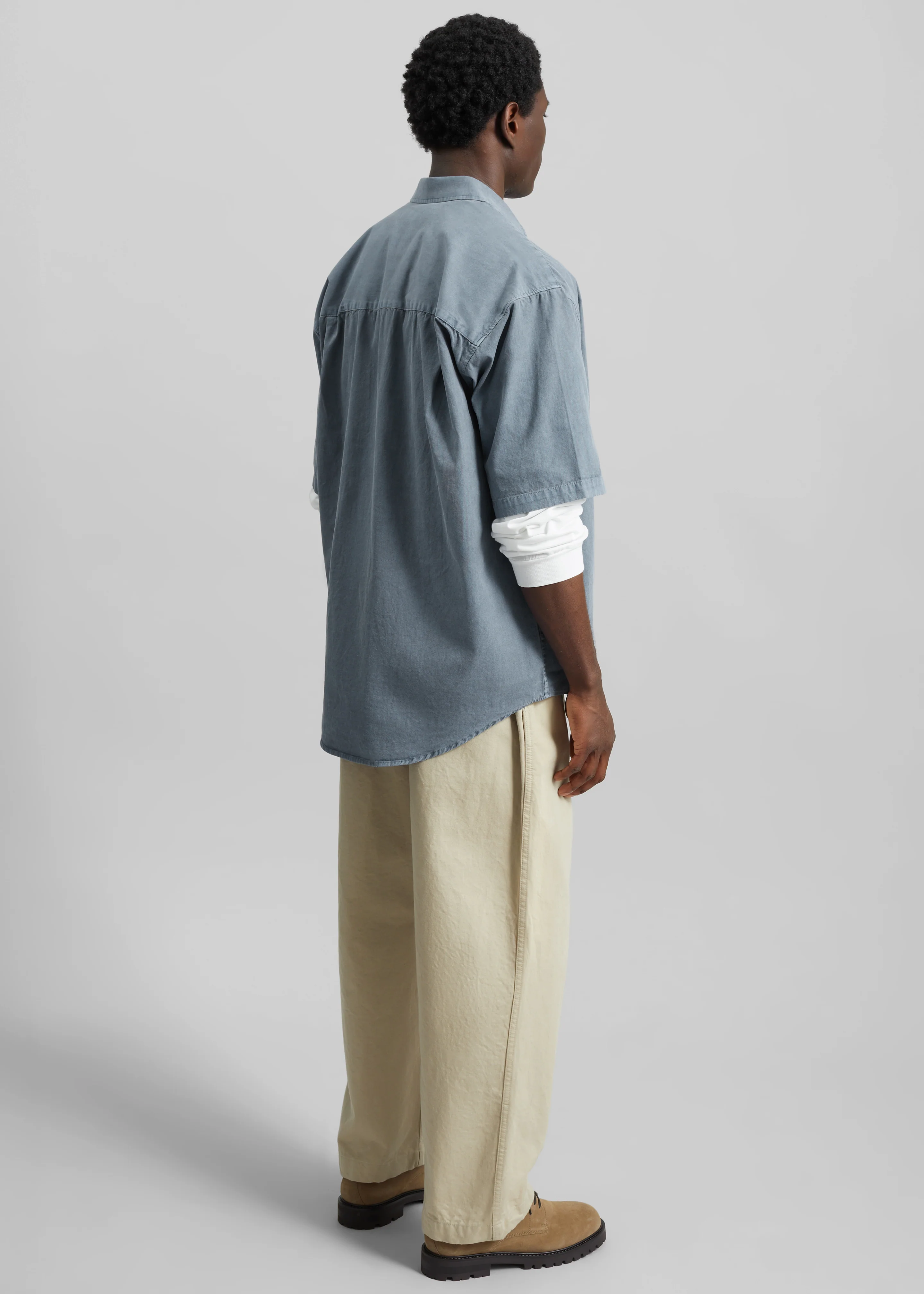 Havre Button Down Shirt - Blue - Image 10