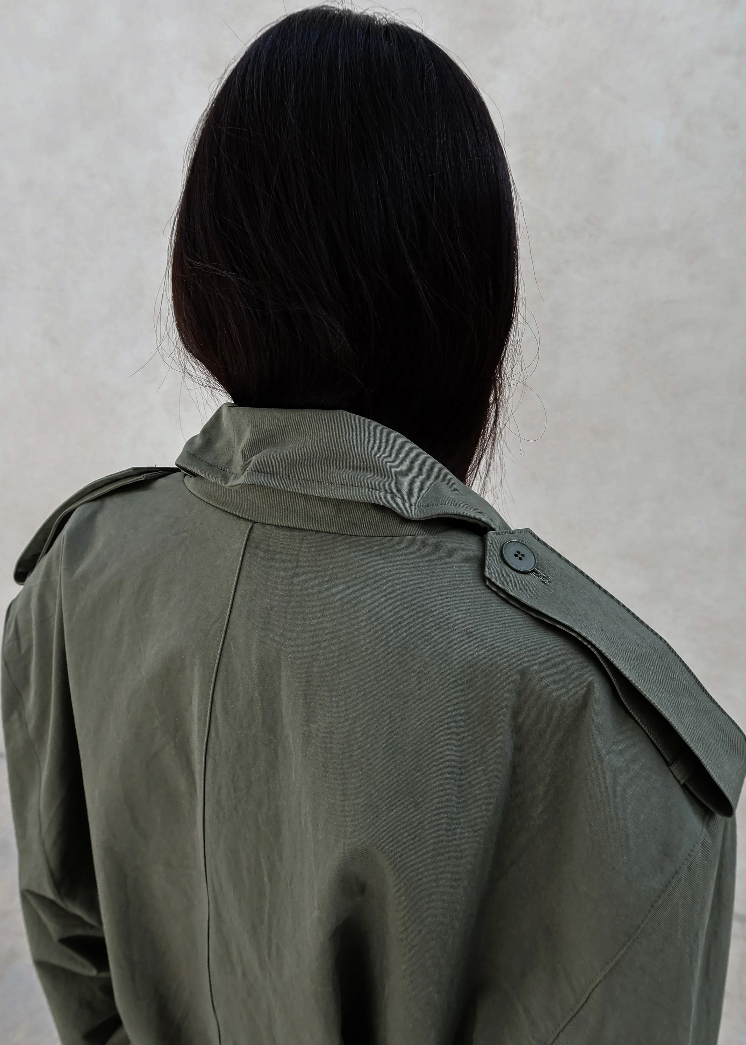 Hedley Wired Short Trench - Olive - Image 10