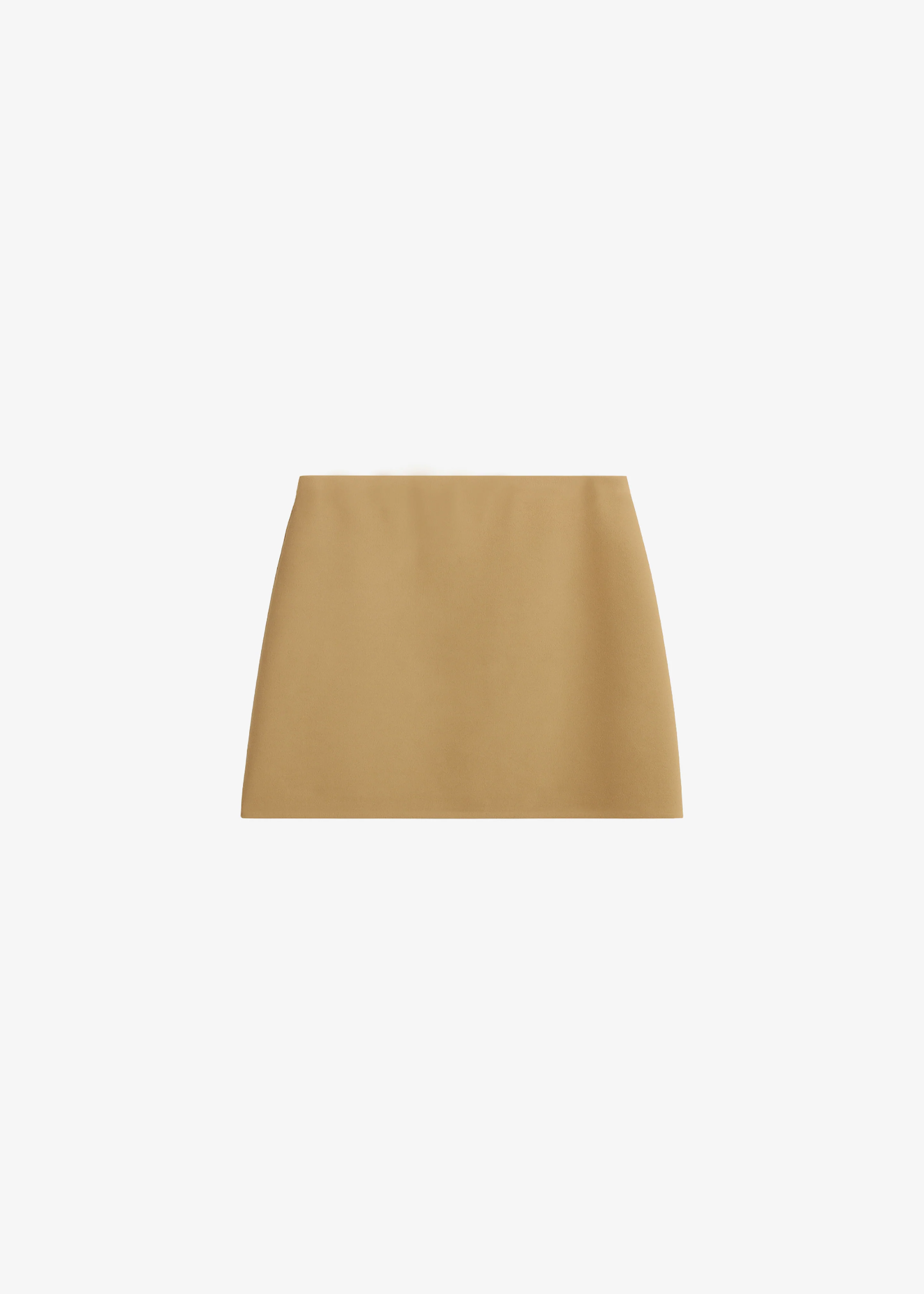 Hera Cotton Mini Skirt - Camel - Image 7