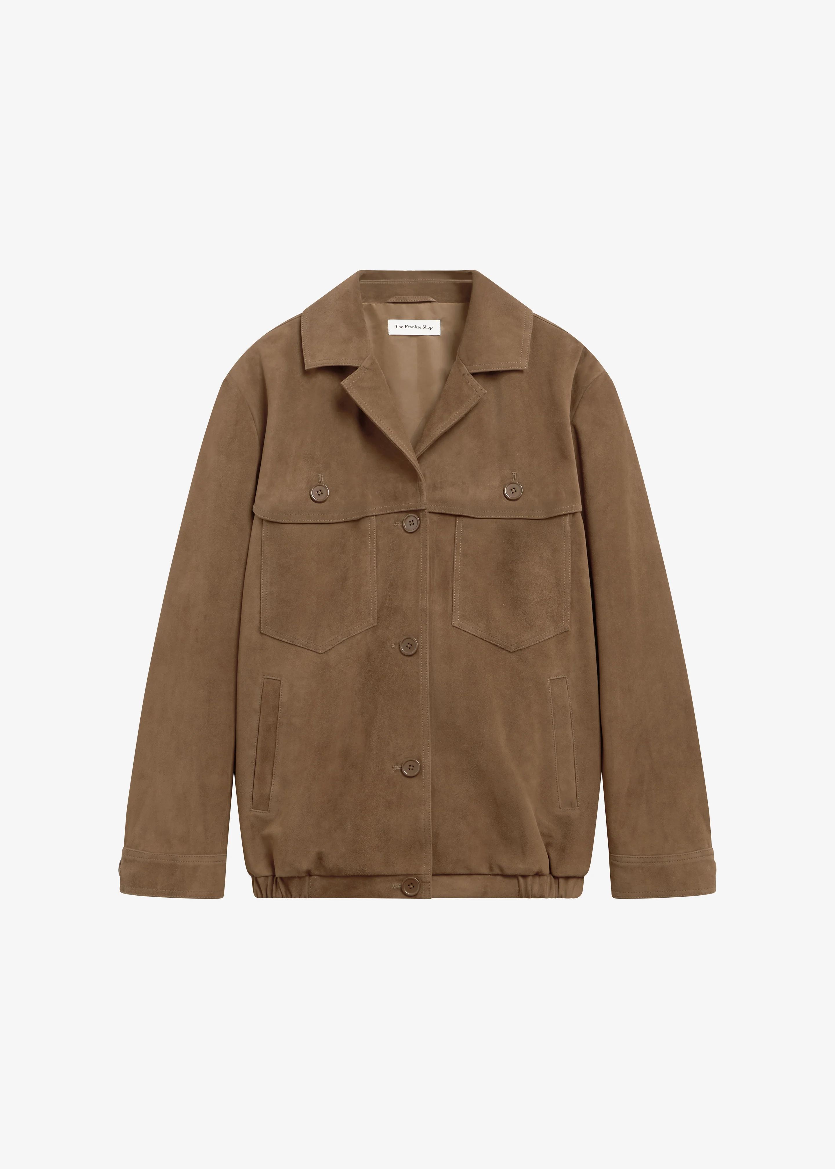 Hester Faux Suede Jacket - Camel - Image 9