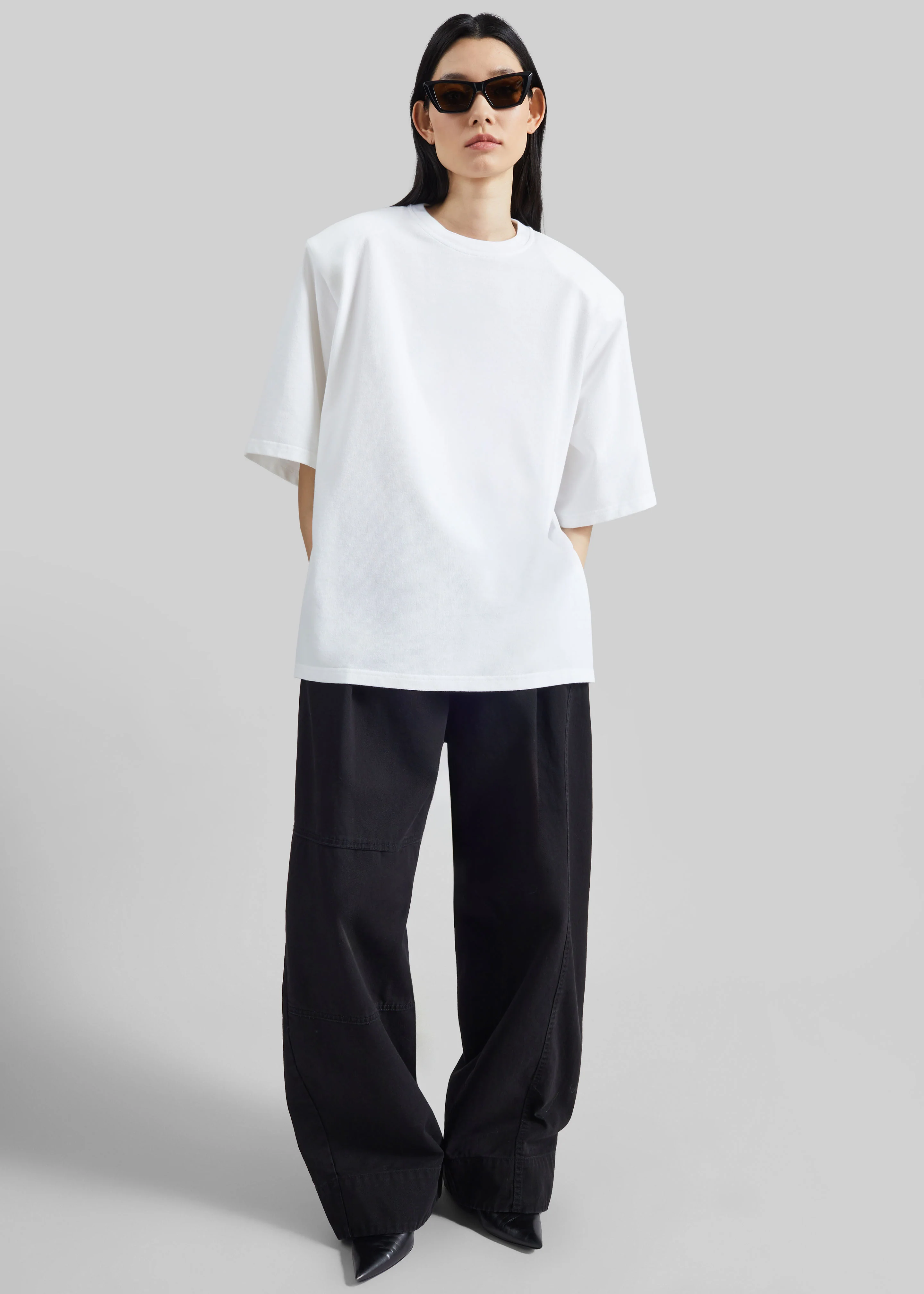 Hugo Padded T-Shirt - White - Image 3