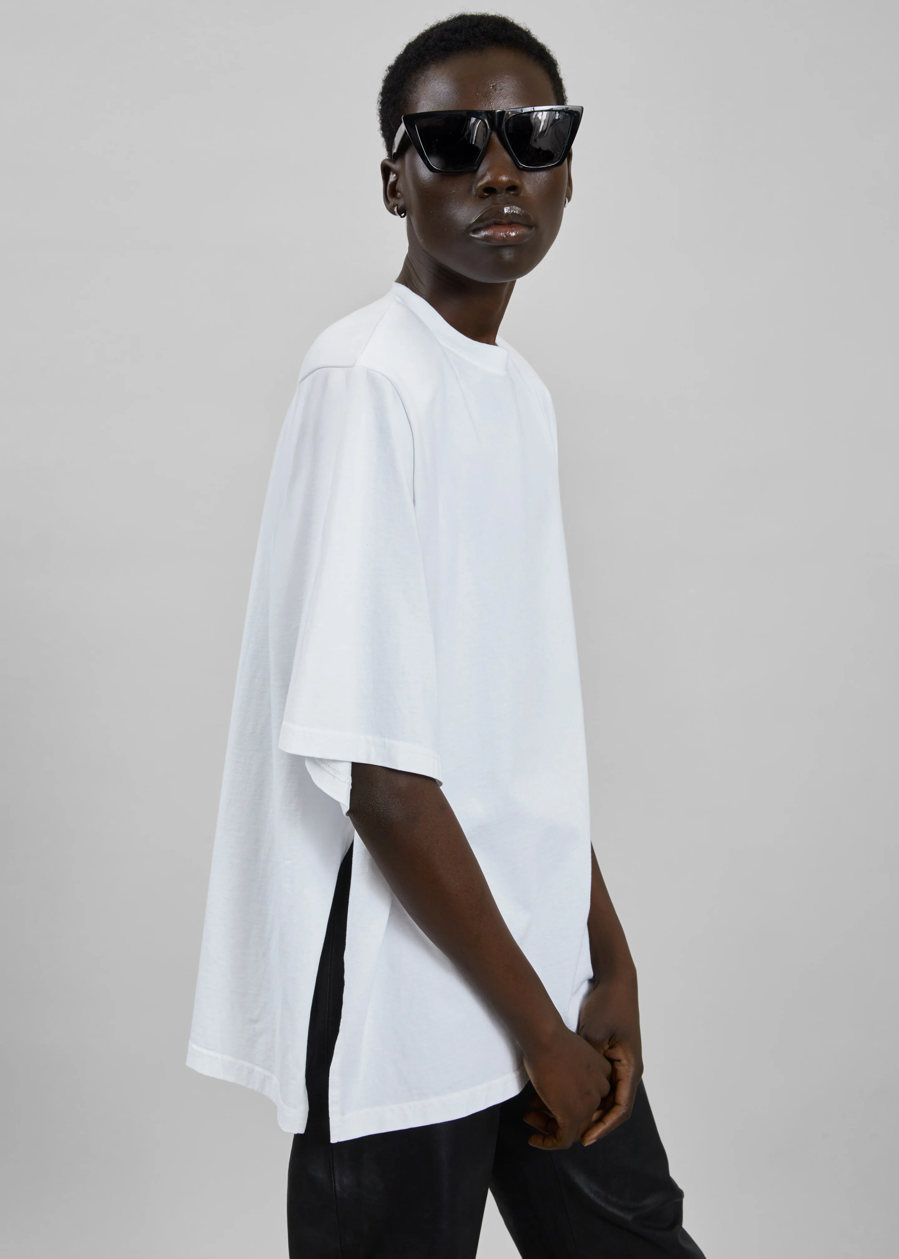 Hugo Padded T-Shirt - White - Image 4