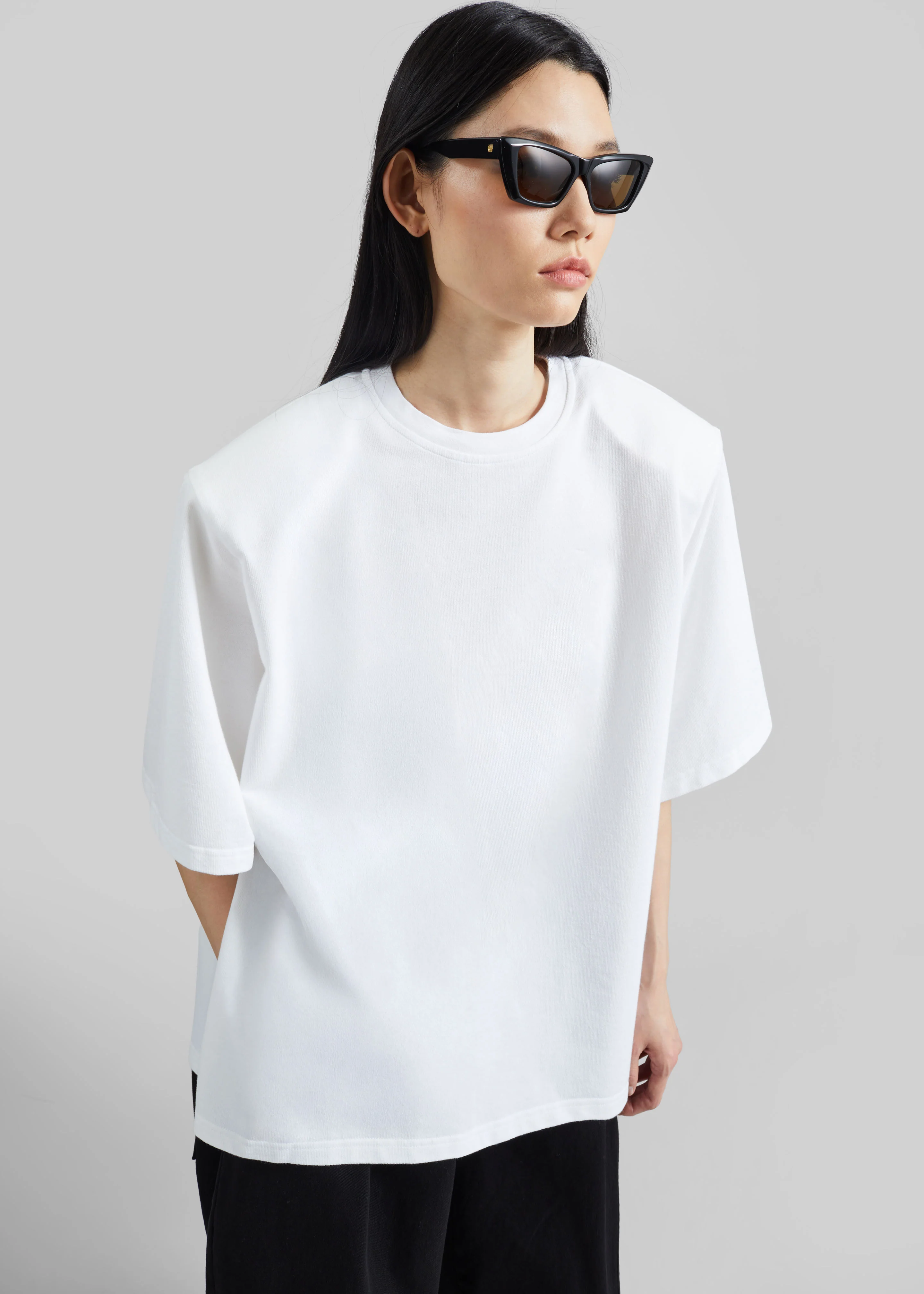 Hugo Padded T-Shirt - White - Image 5