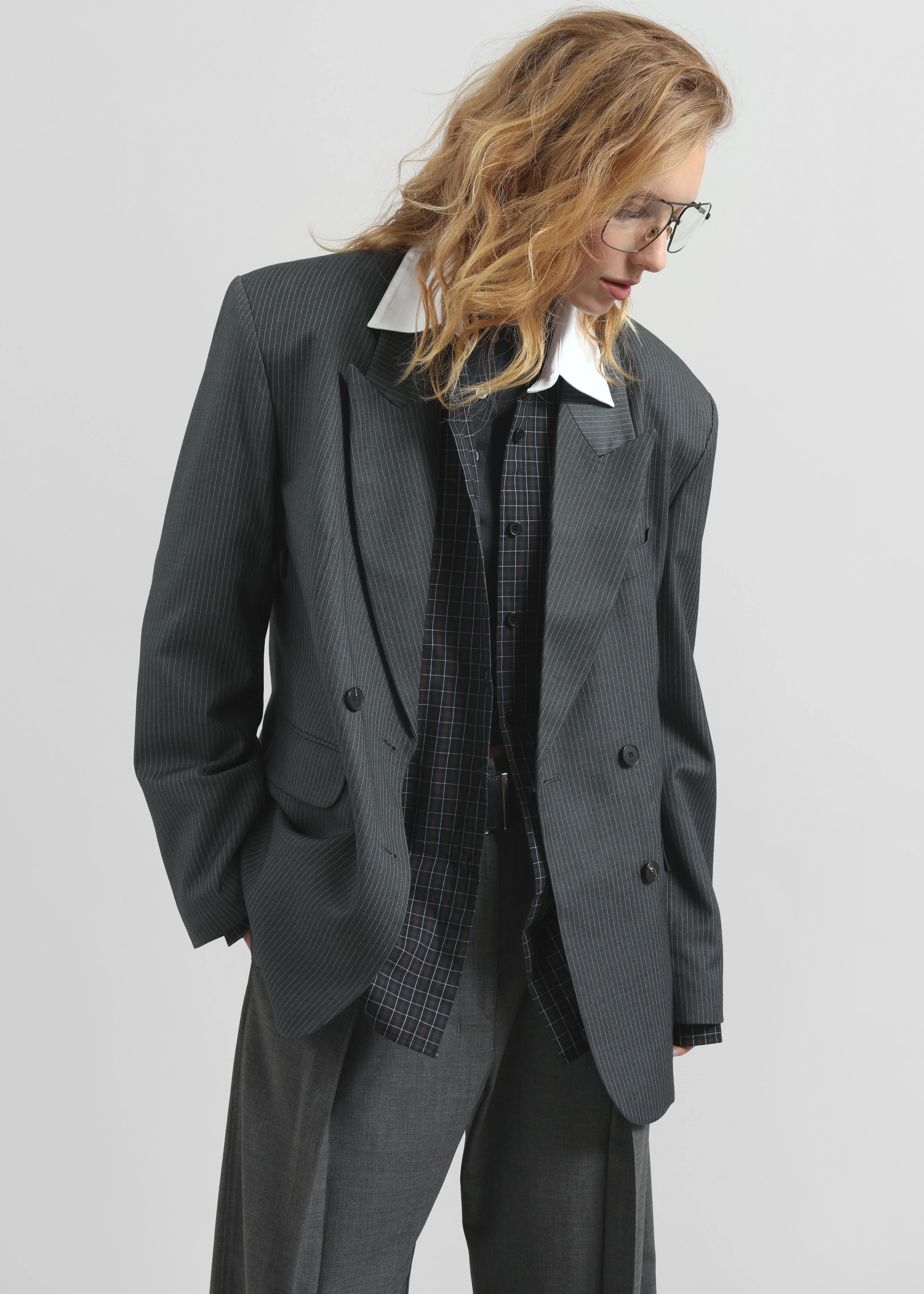Hylan Checked Shirt - Dark Grey - Image 7