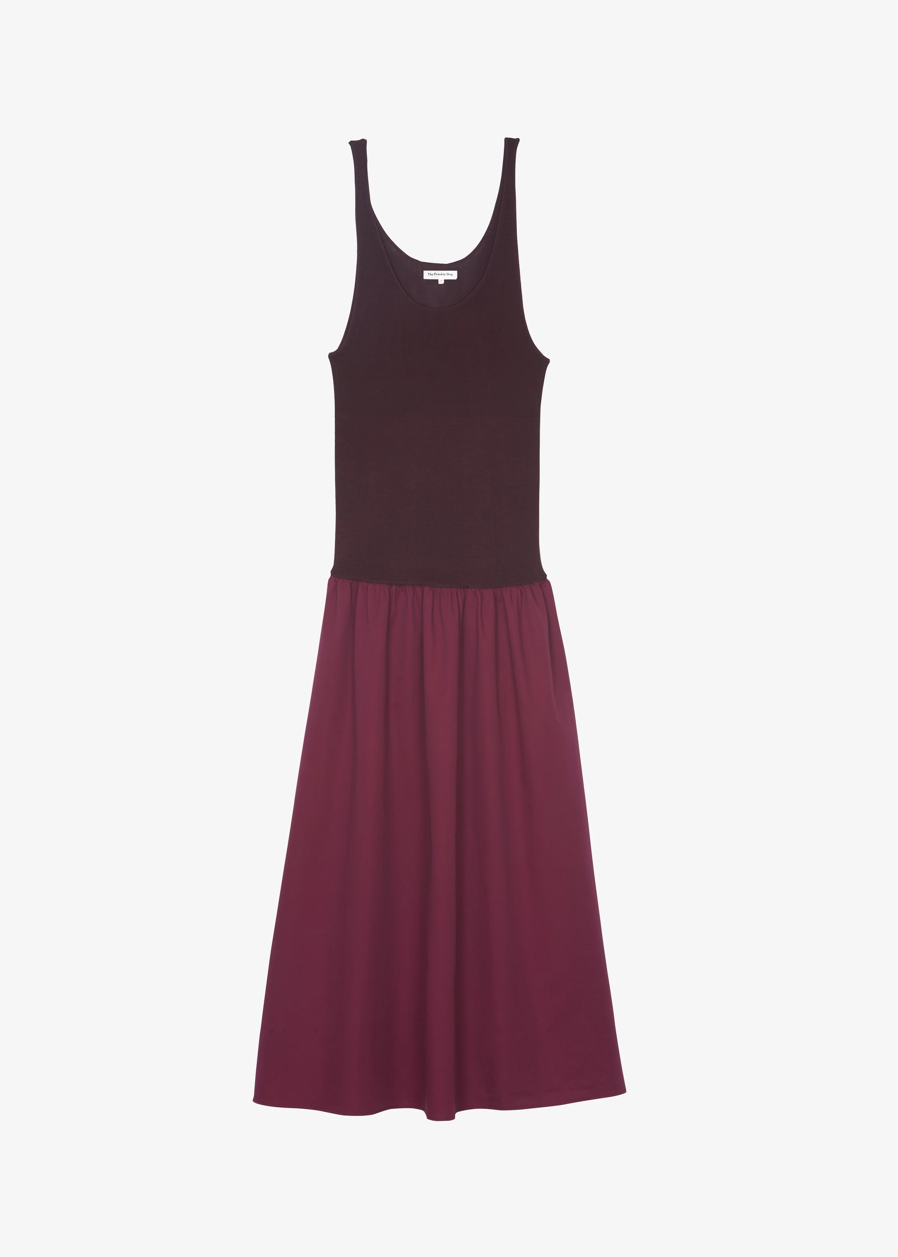 Iliya Drop Waist Maxi Dress - Burgundy - Image 7