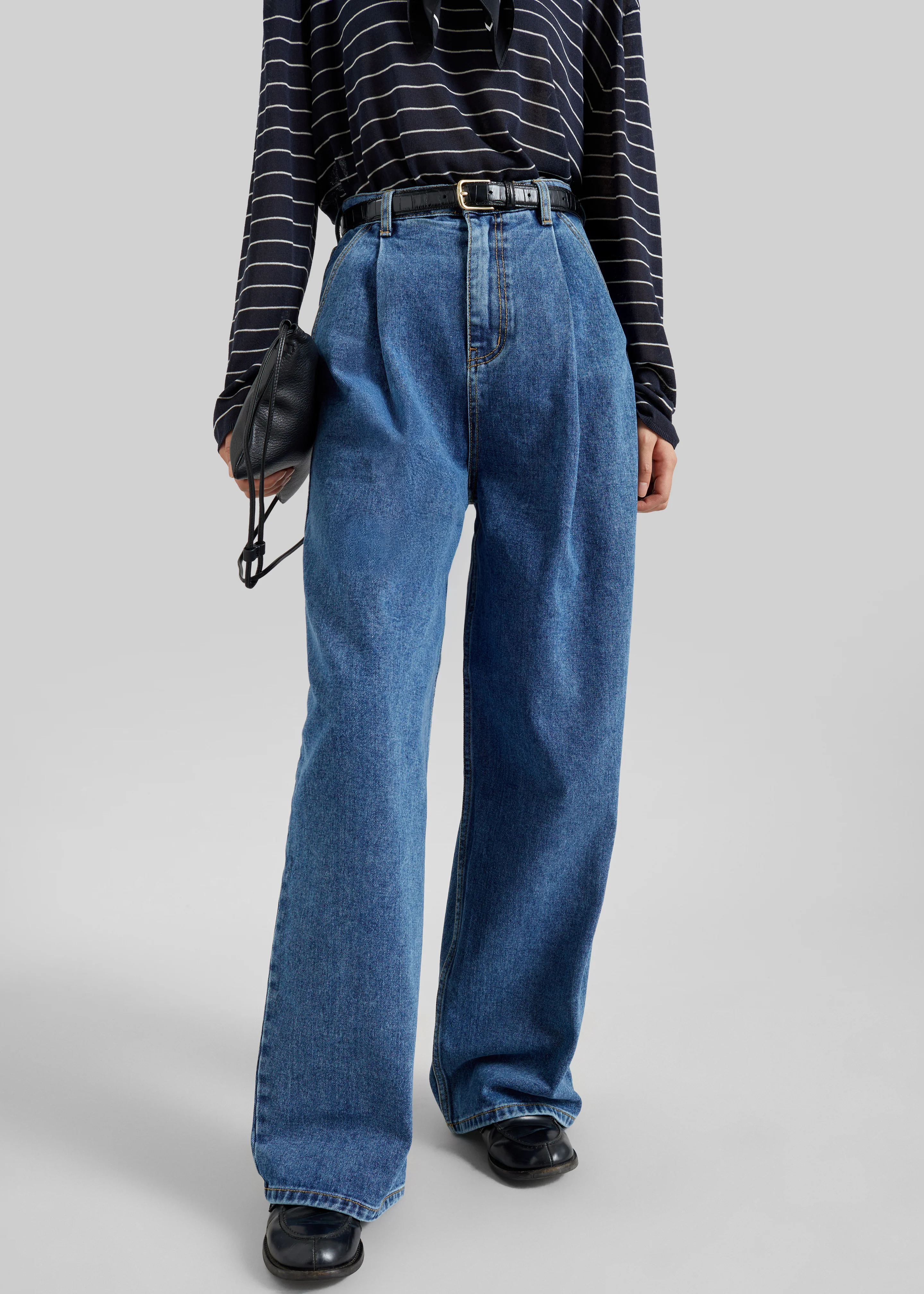 Isabella Denim Pants - Medium Wash - Image 3