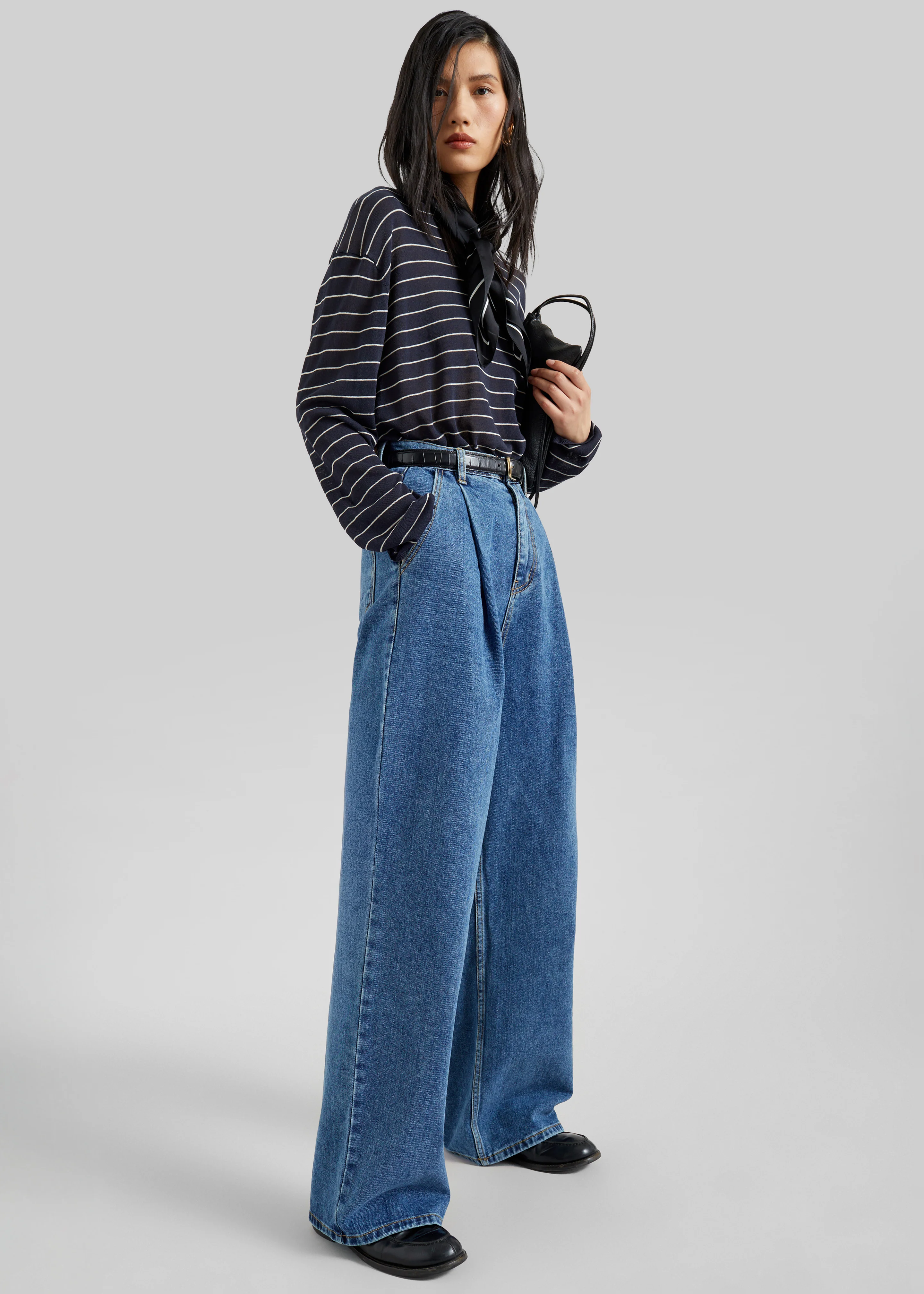 Isabella Denim Pants - Medium Wash - Image 5