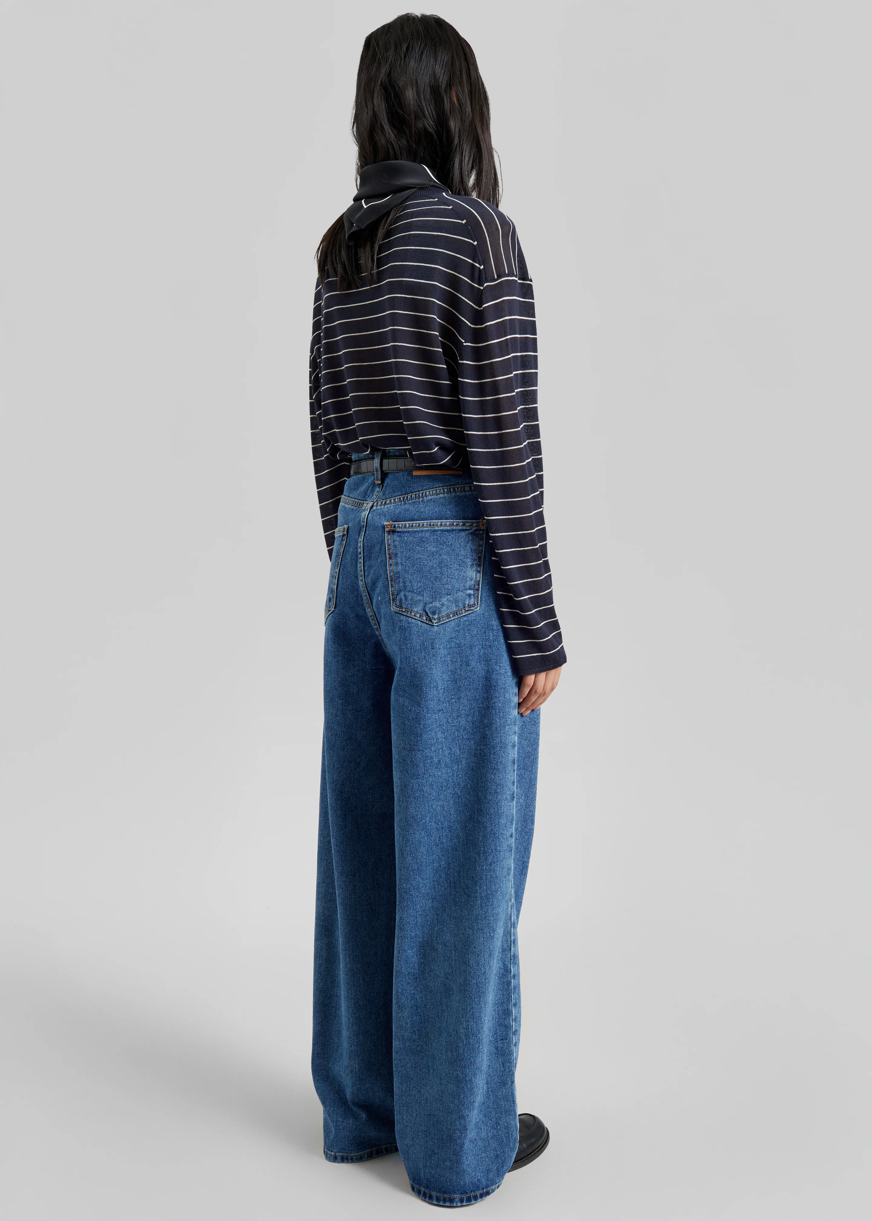 Isabella Denim Pants - Medium Wash - Image 7
