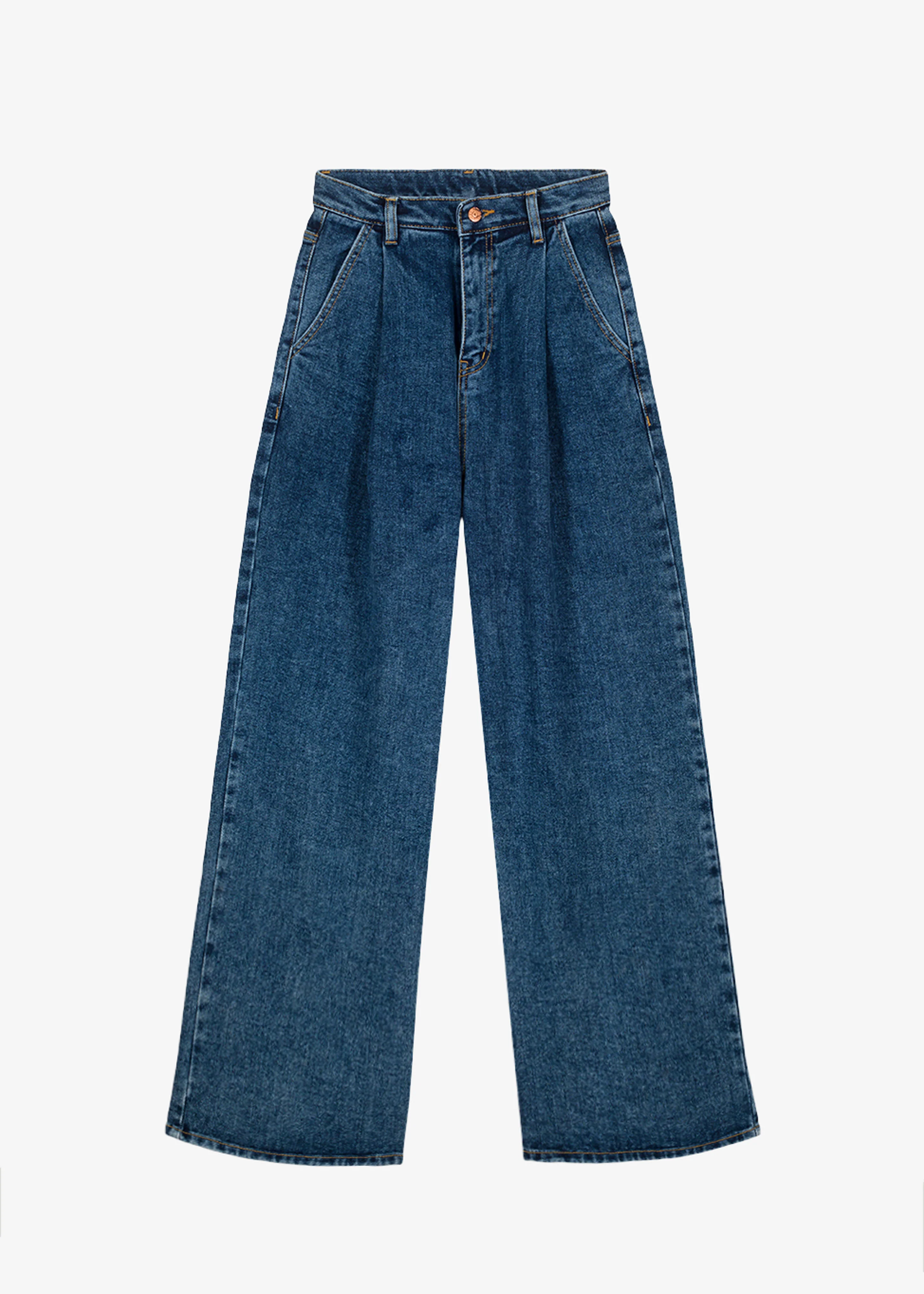 Isabella Denim Pants - Medium Wash - Image 8