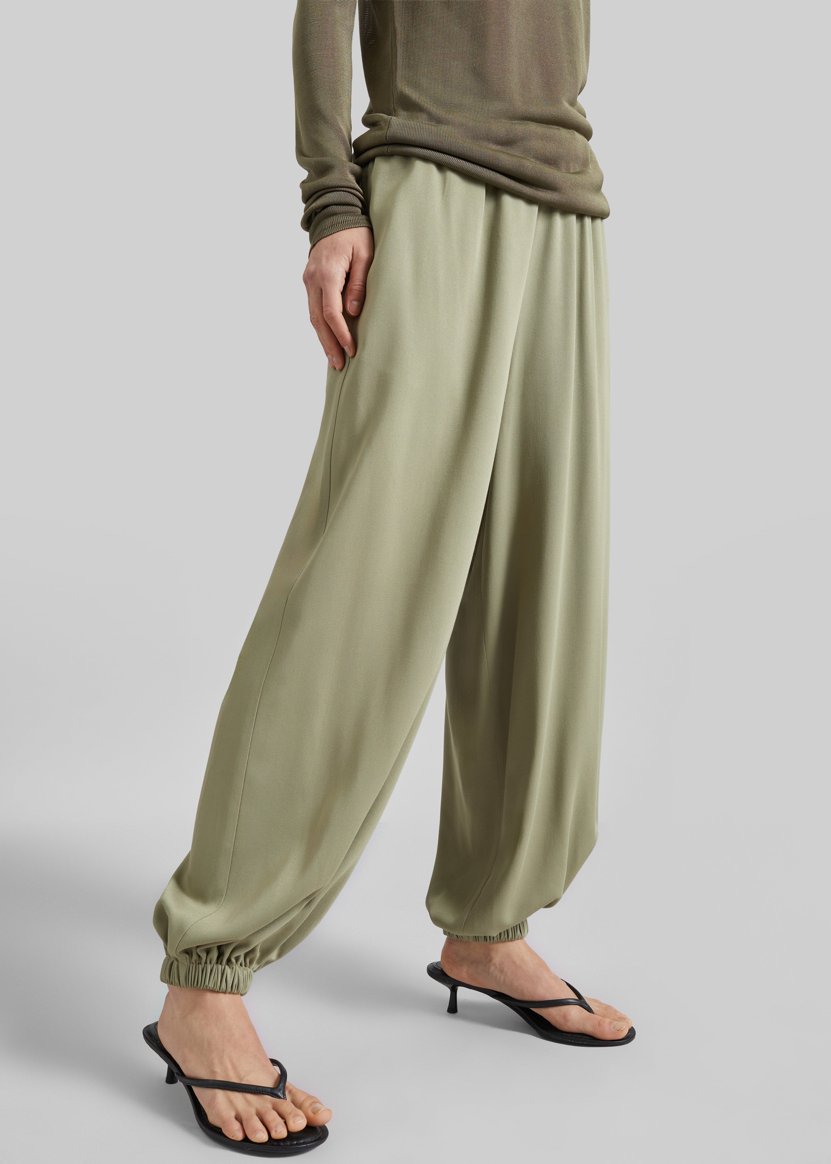 Isola Fluid Balloon Pants - Sage - Image 2