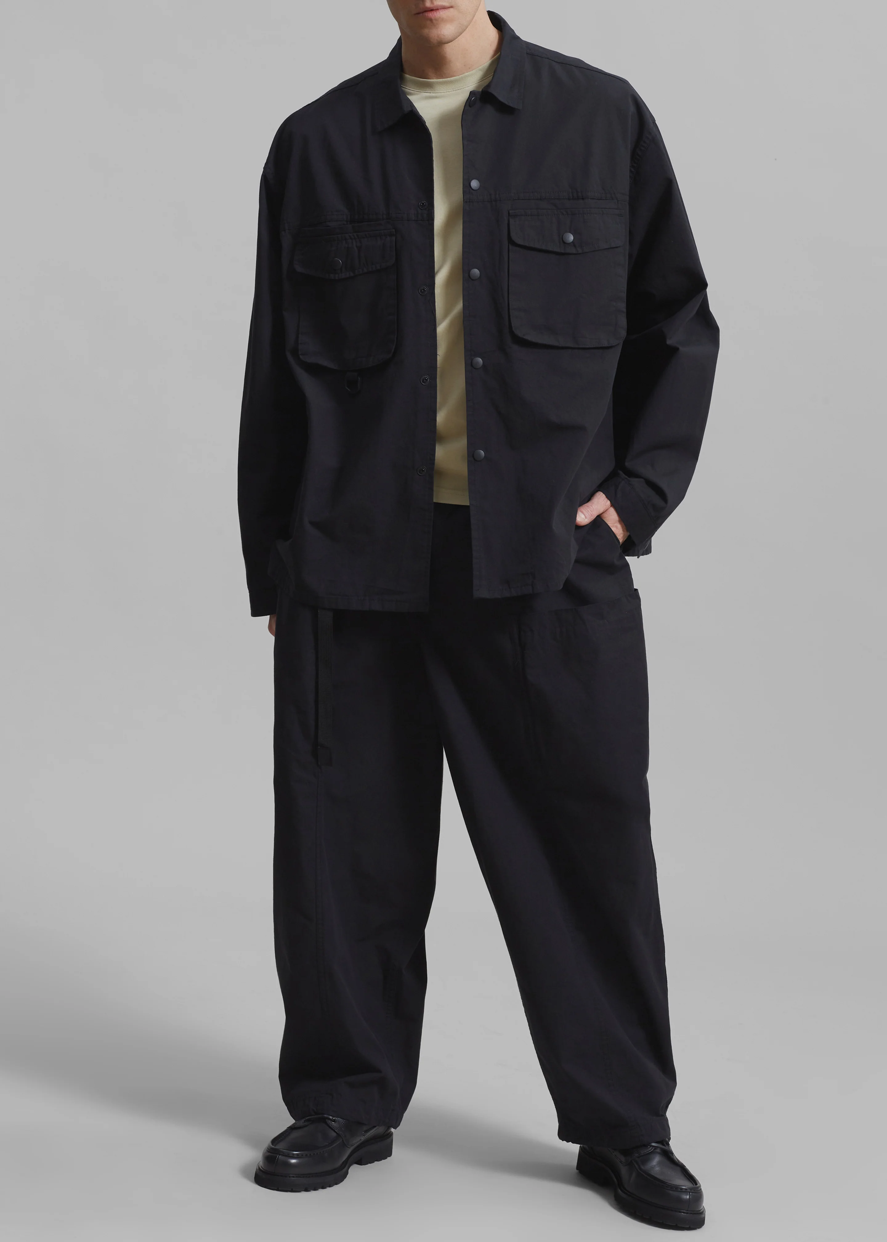 Jameson Button Up Shirt - Black - Image 6