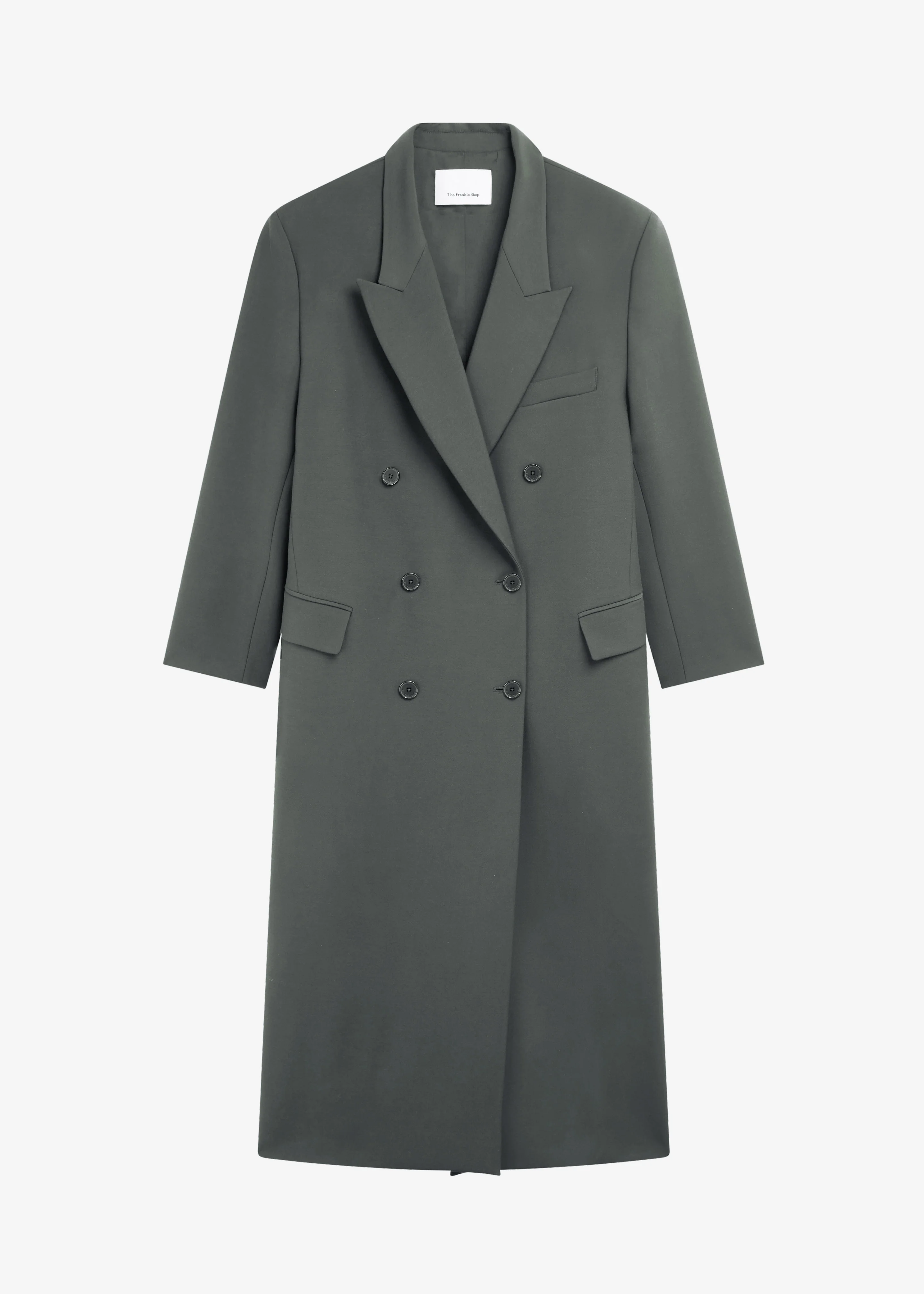 Jane Long Coat - Light Khaki - Image 9
