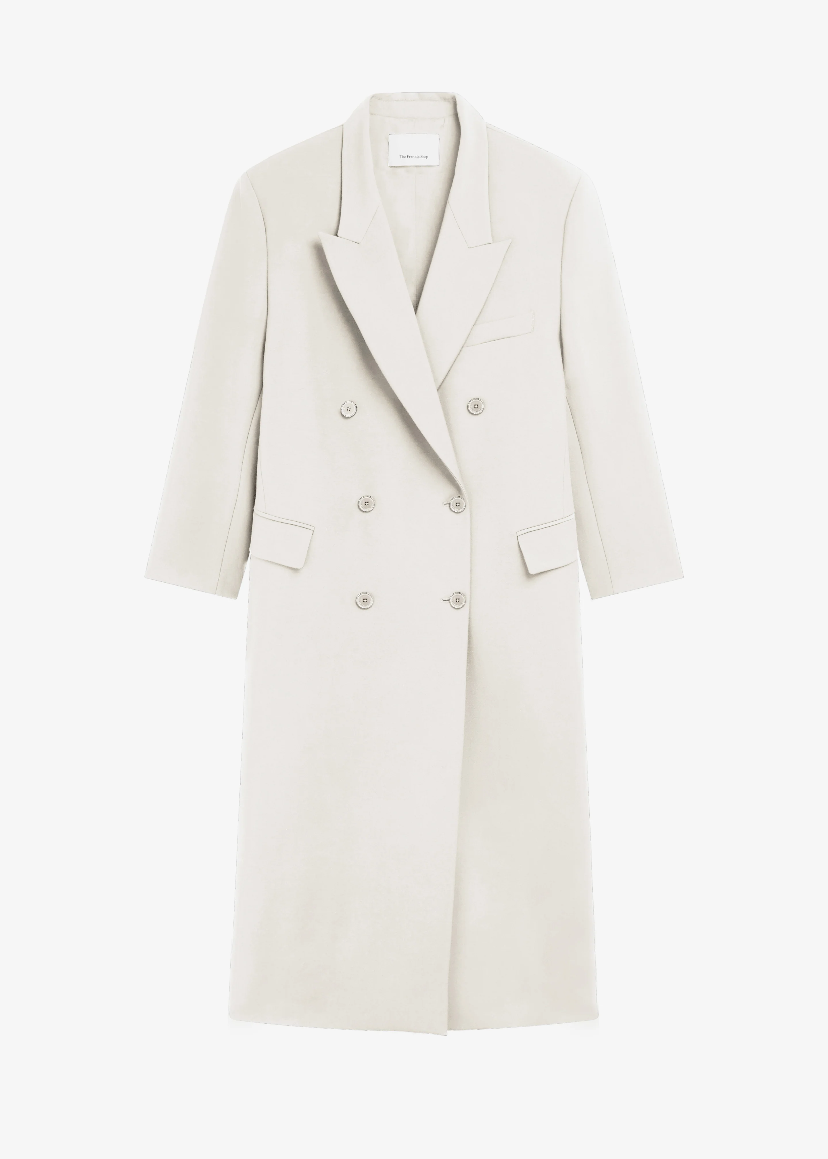 Jane Long Coat - White - Image 10