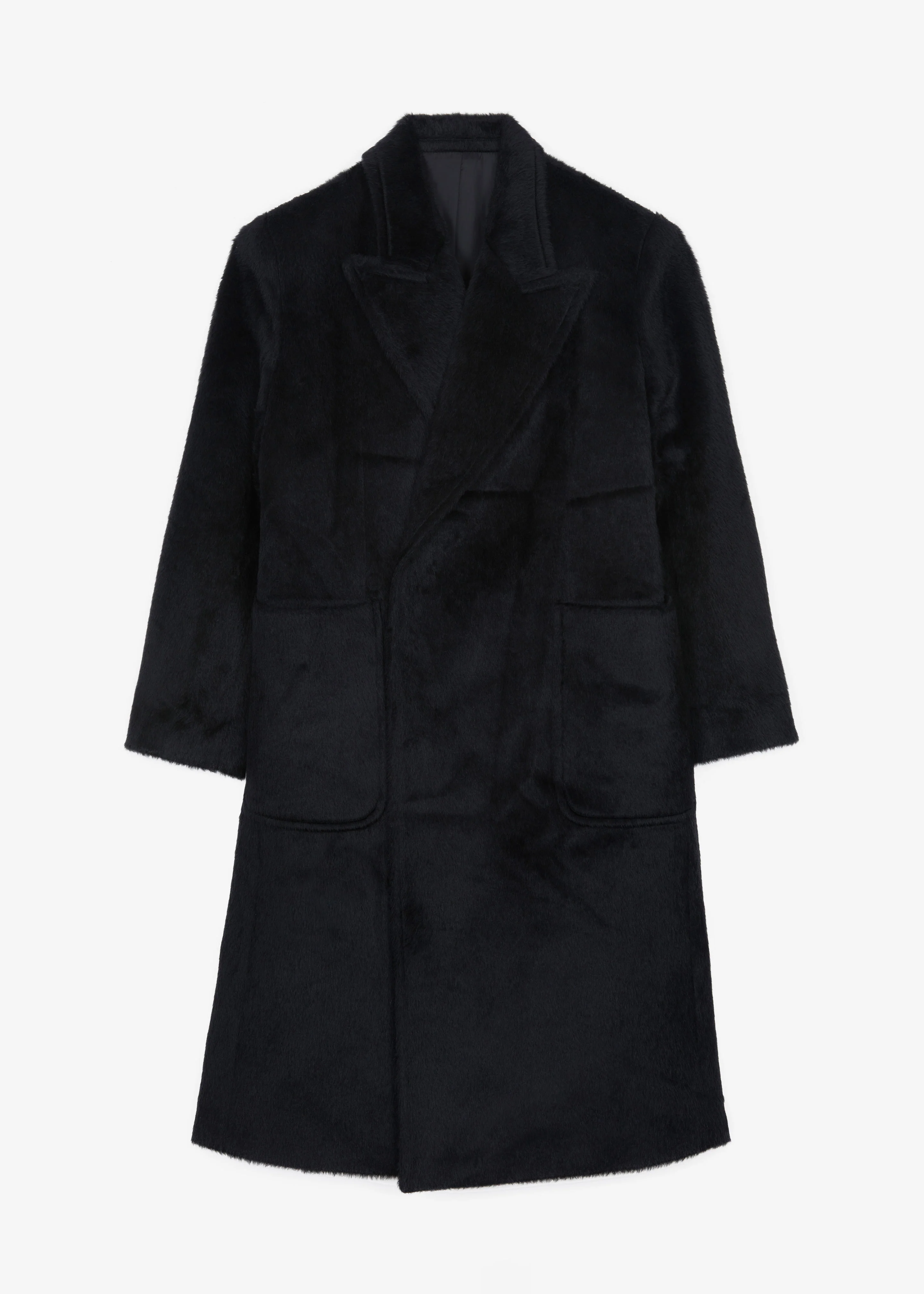 Jaylene Oversized Wool Coat - Black - Image 10