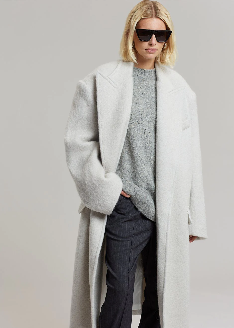 John Oversized Coat - Birch - Image 11