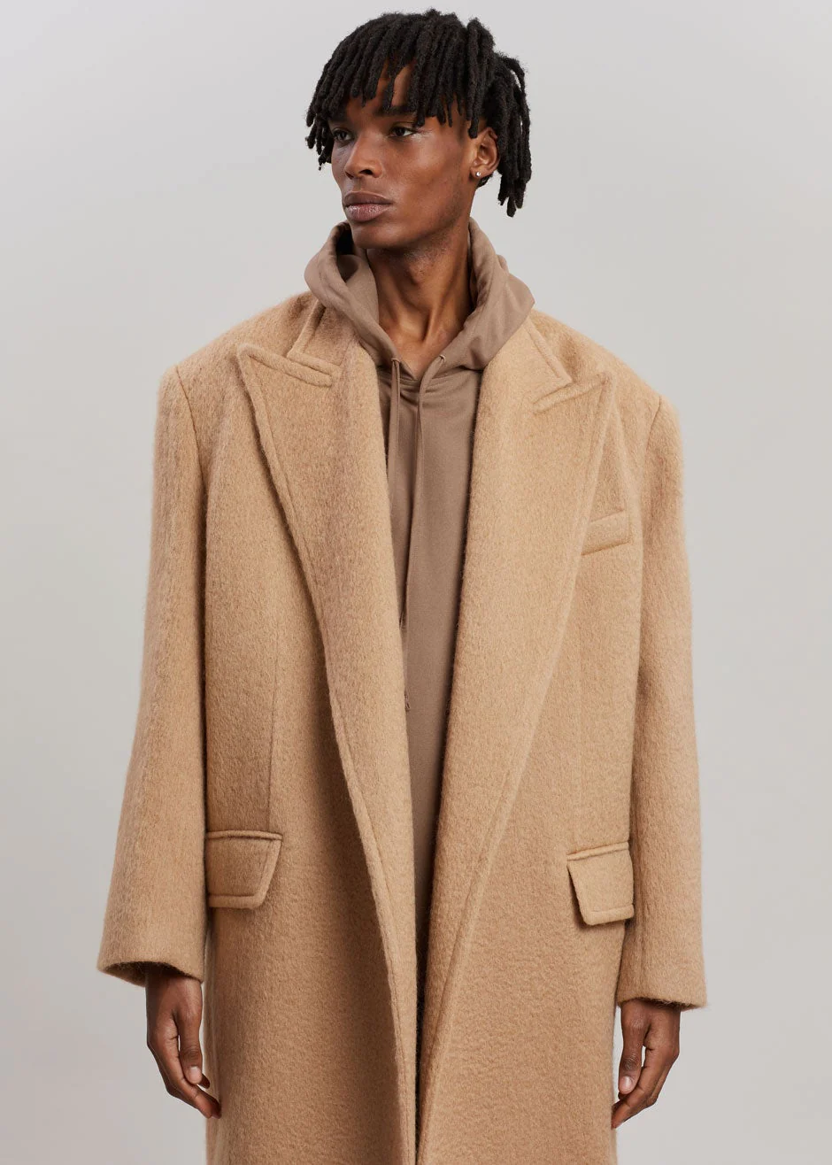 John Oversized Coat - Camel - Image 10