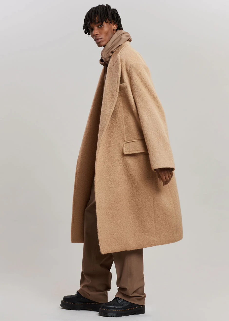 John Oversized Coat - Camel - Image 13