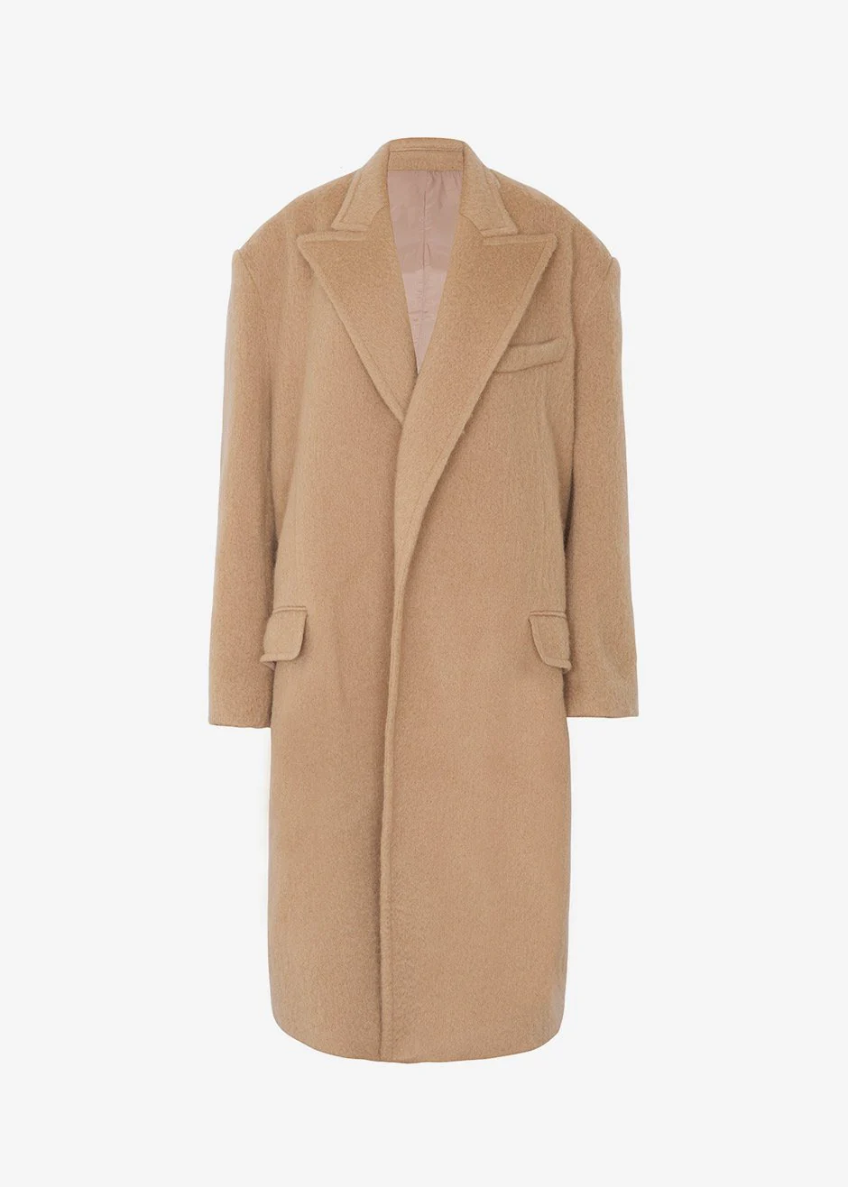 John Oversized Coat - Camel - Image 17