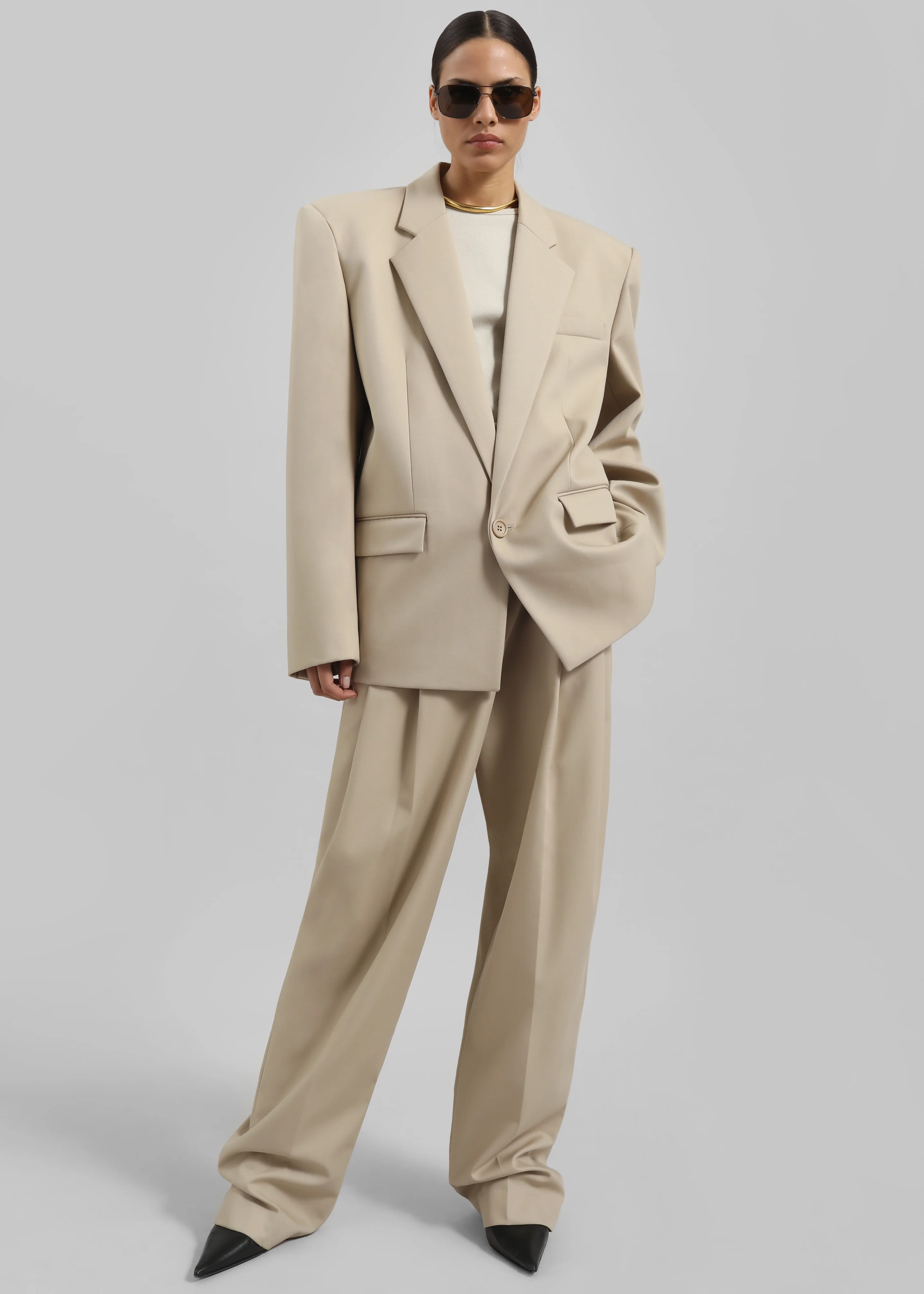 Jun Blazer - Beige - Image 2