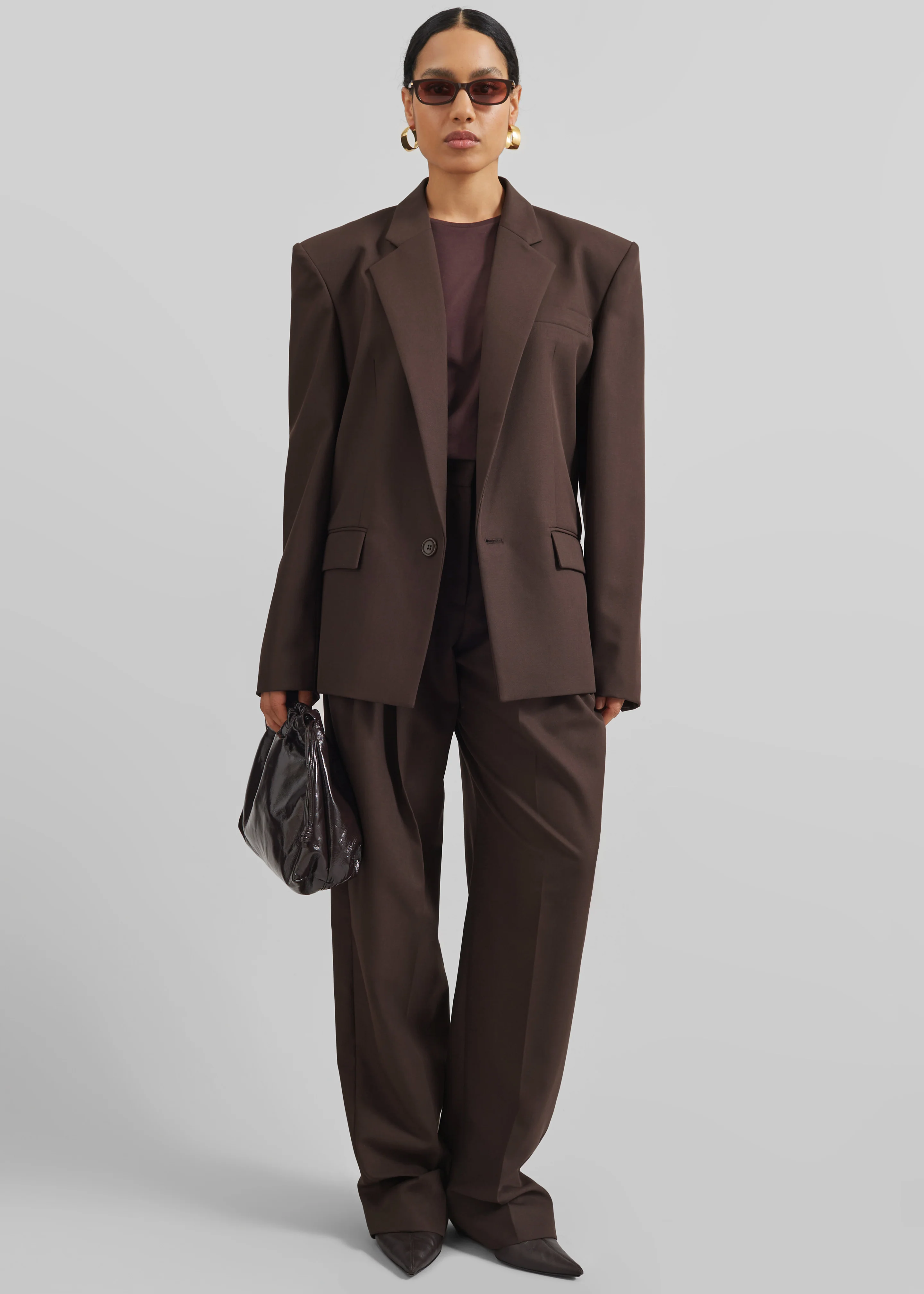 Jun Blazer - Brown - Image 2