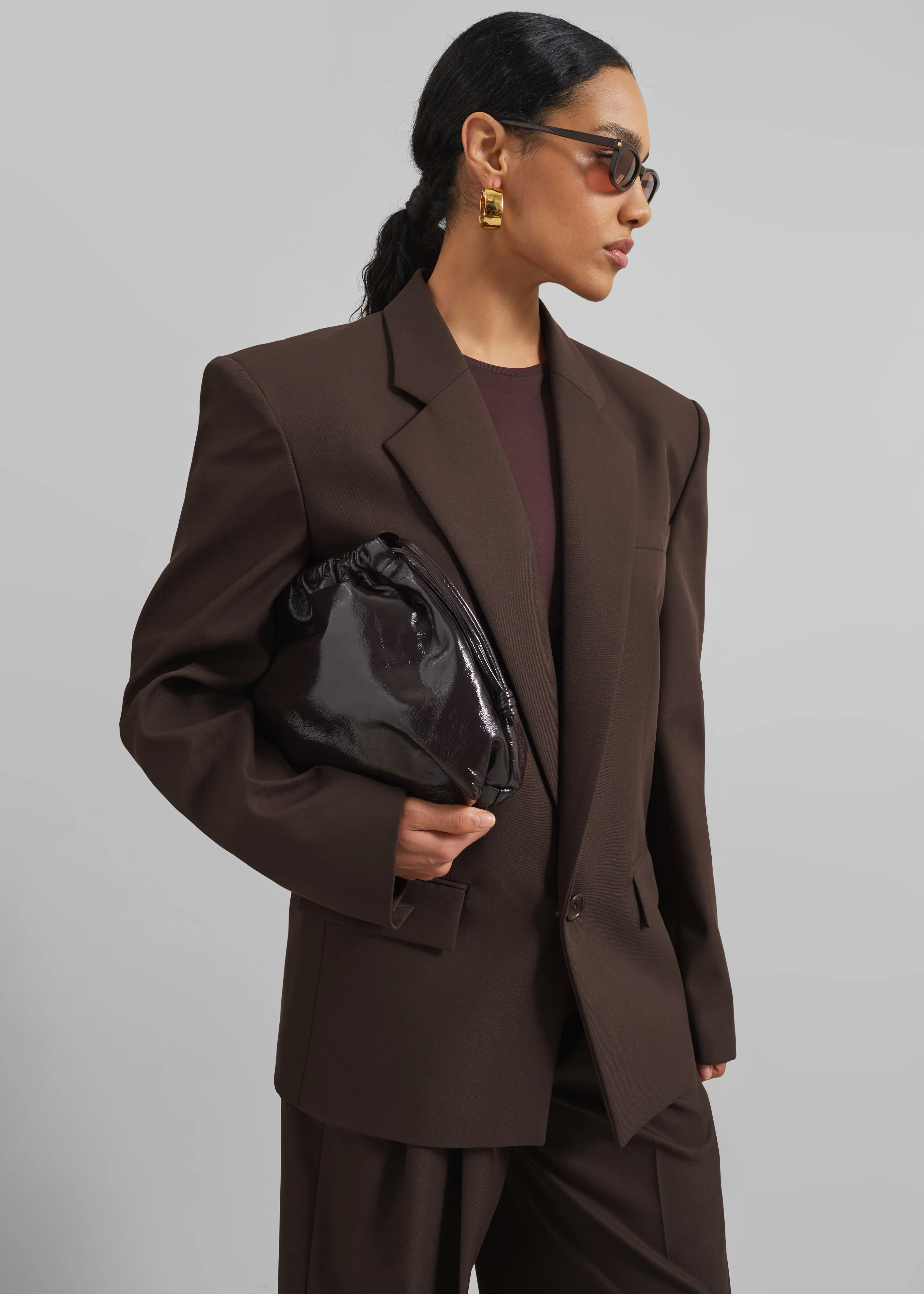 Jun Blazer - Brown - Image 4