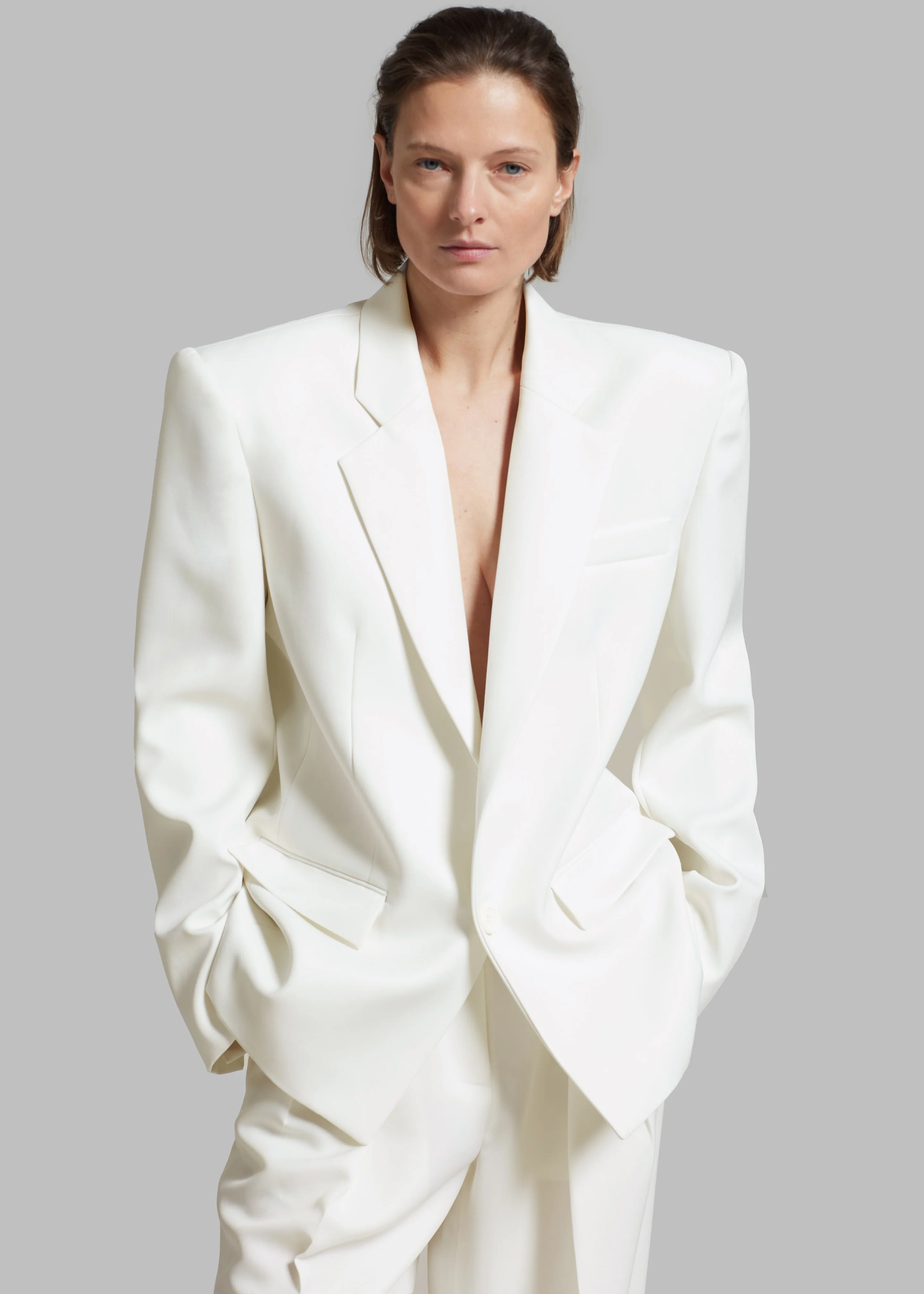 Jun Blazer - White - Image 3