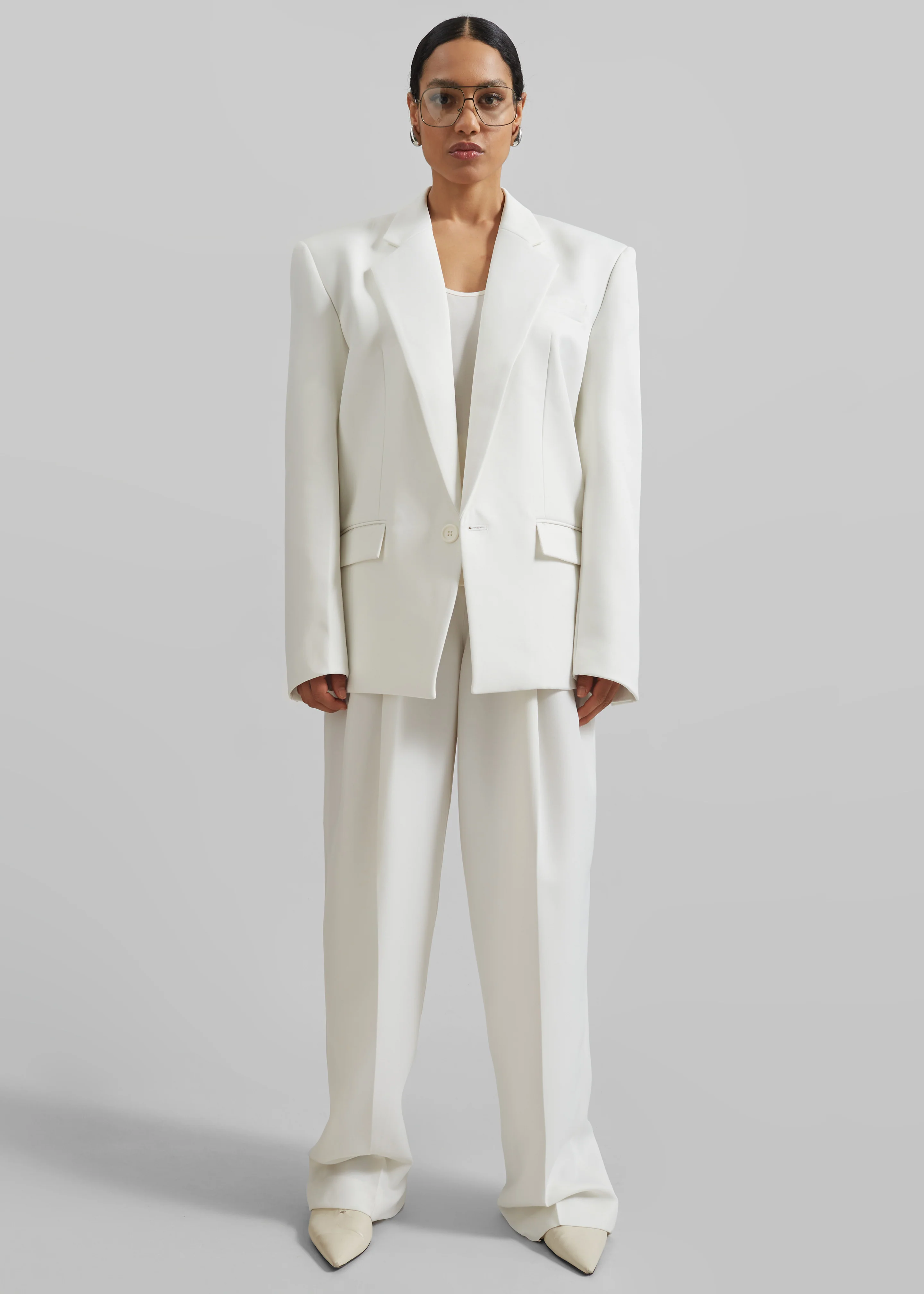 Jun Blazer - White - Image 7