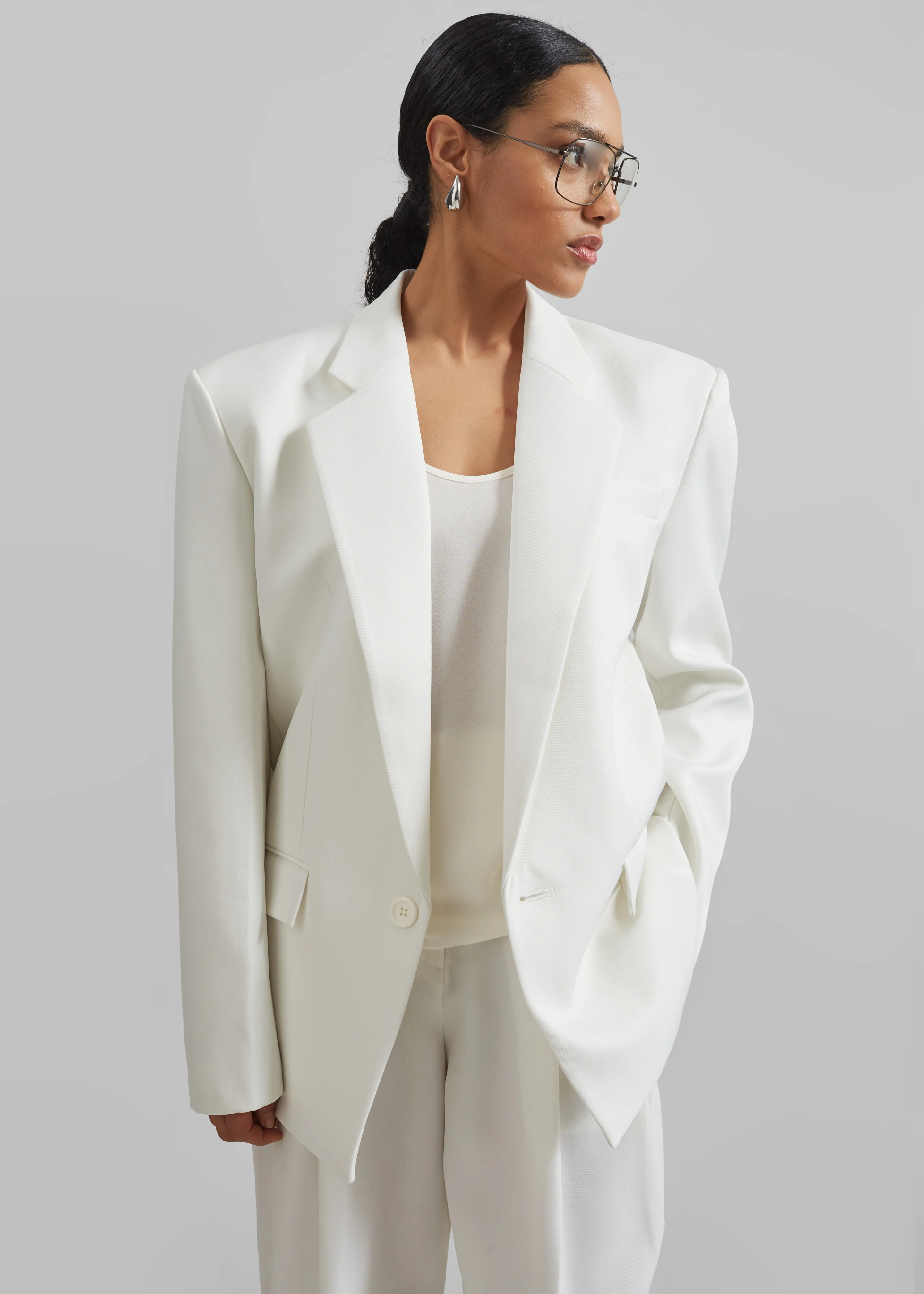 Jun Blazer - White - Image 8