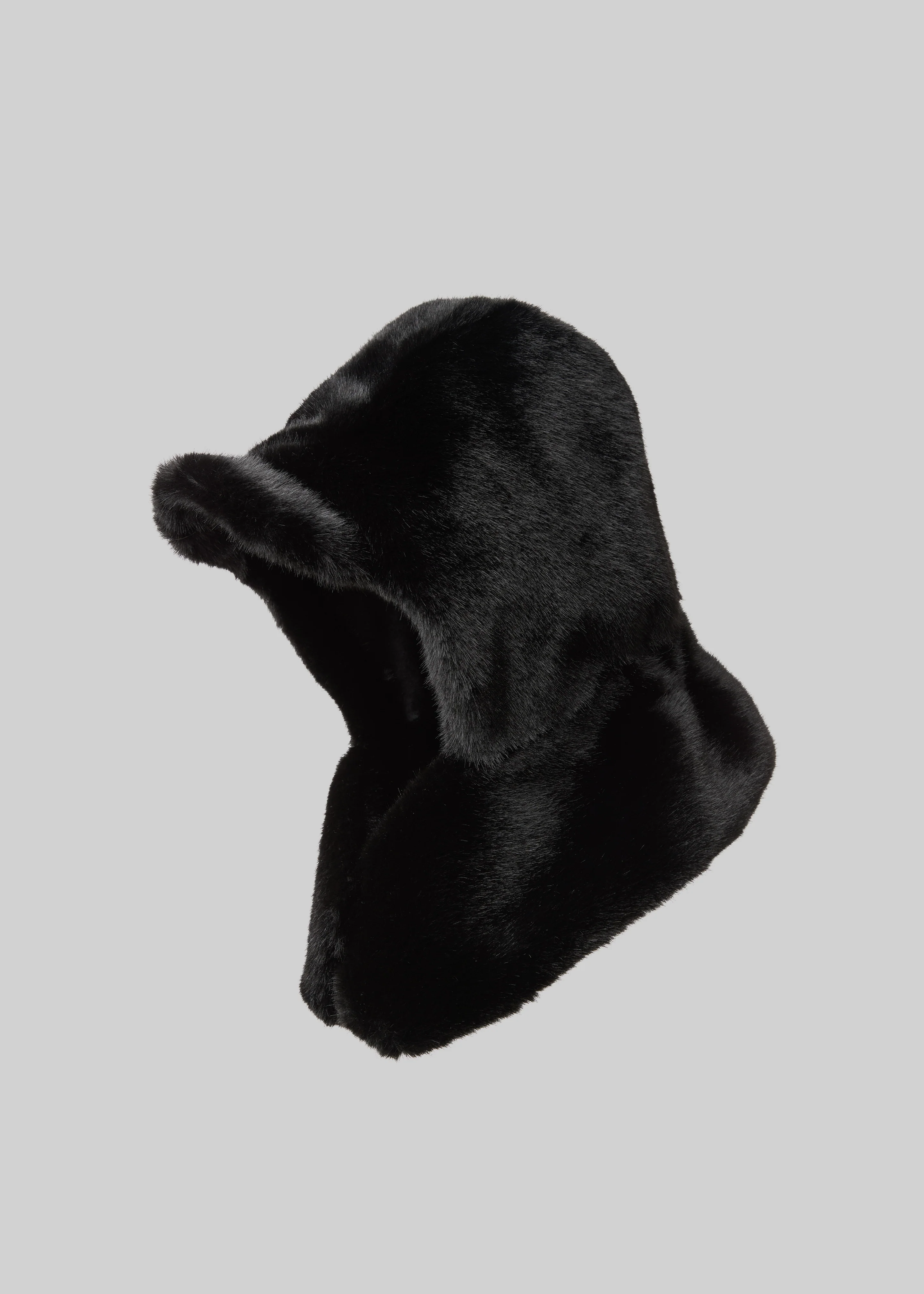 Kallio Faux Fur Hood - Black - Image 4