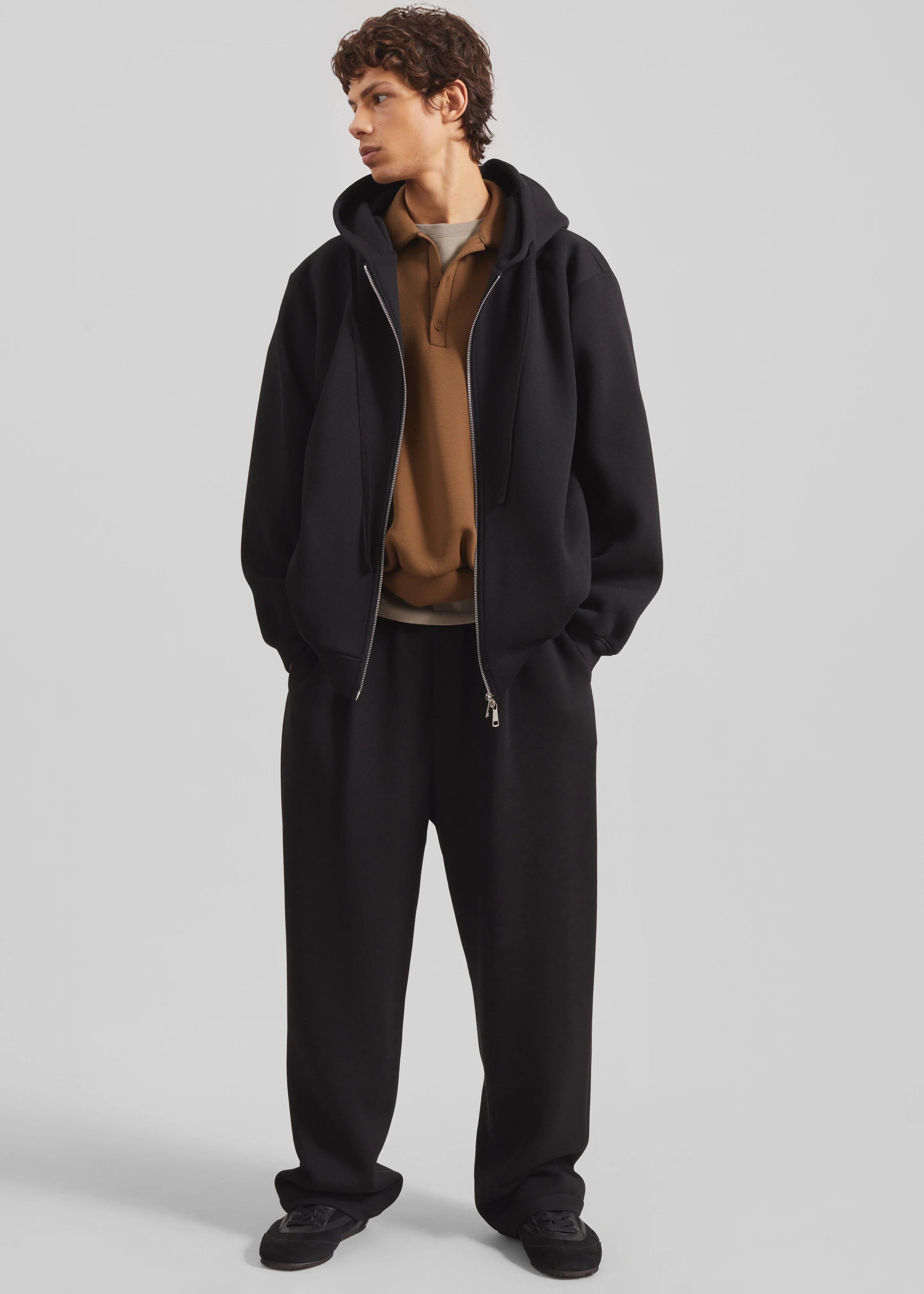 Kallmyr Zip-Up Hoodie - Black - Image 3