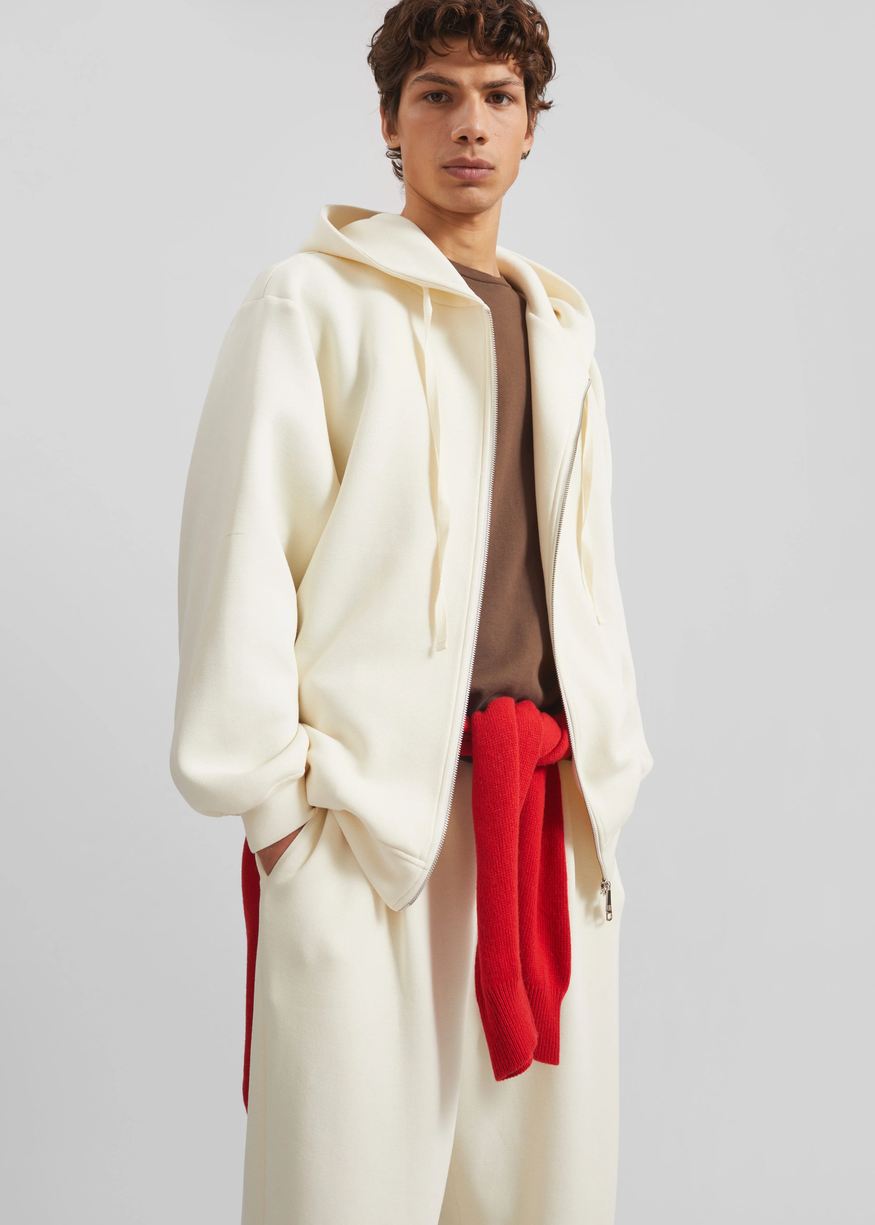 Kallmyr Zip-Up Hoodie - Ivory - Image 5