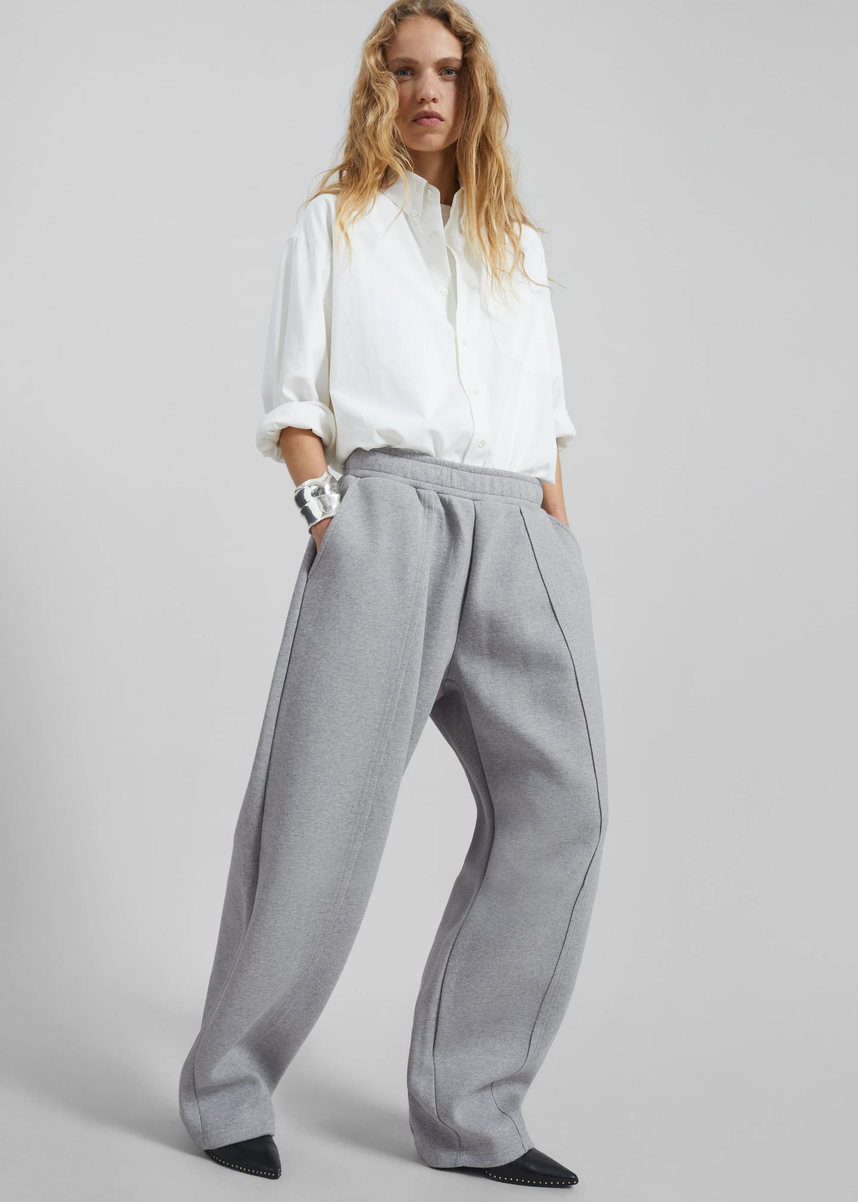 Keane Tapered Sweatpants - Grey