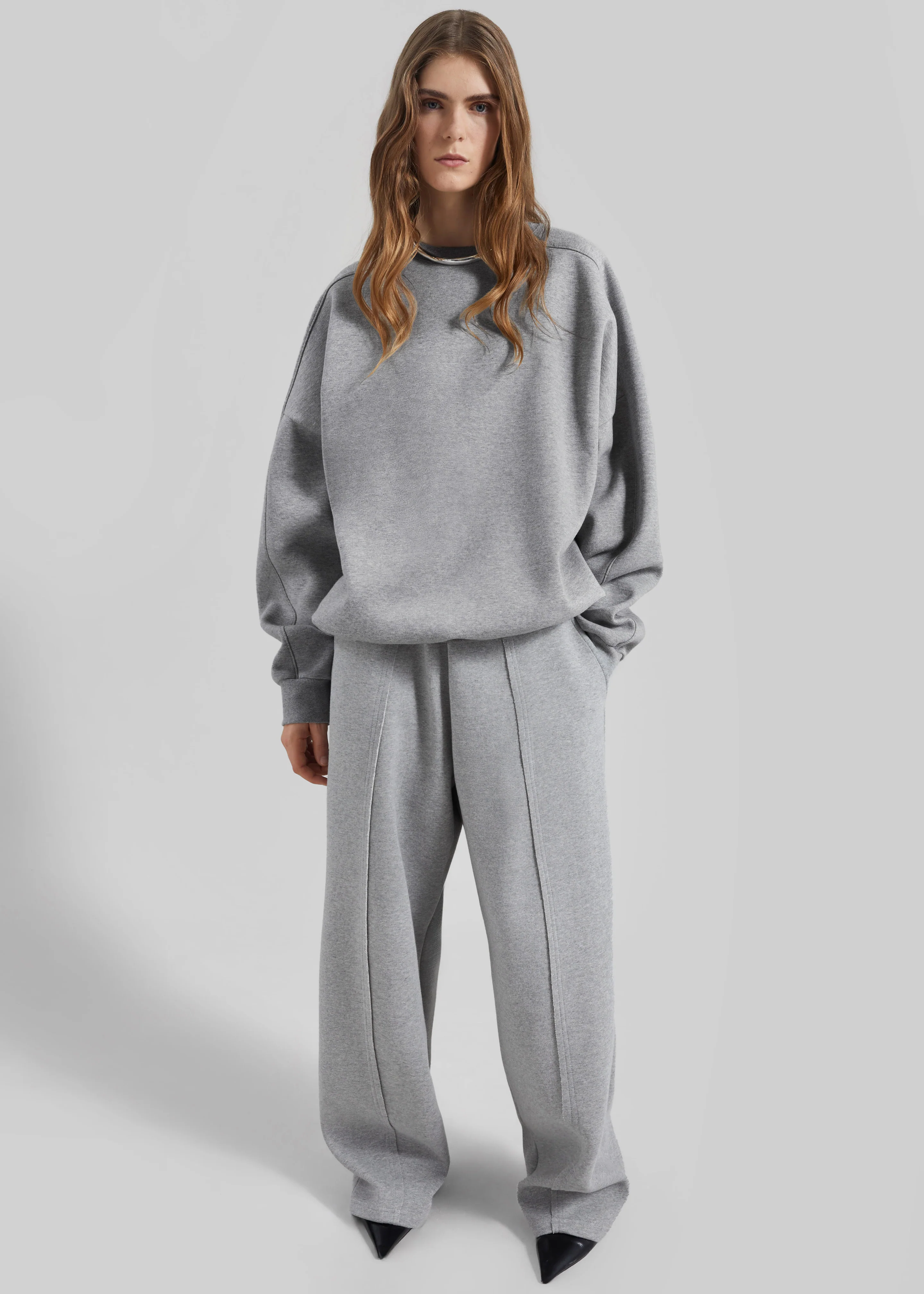 Keane Tapered Sweatpants - Grey - Image 4