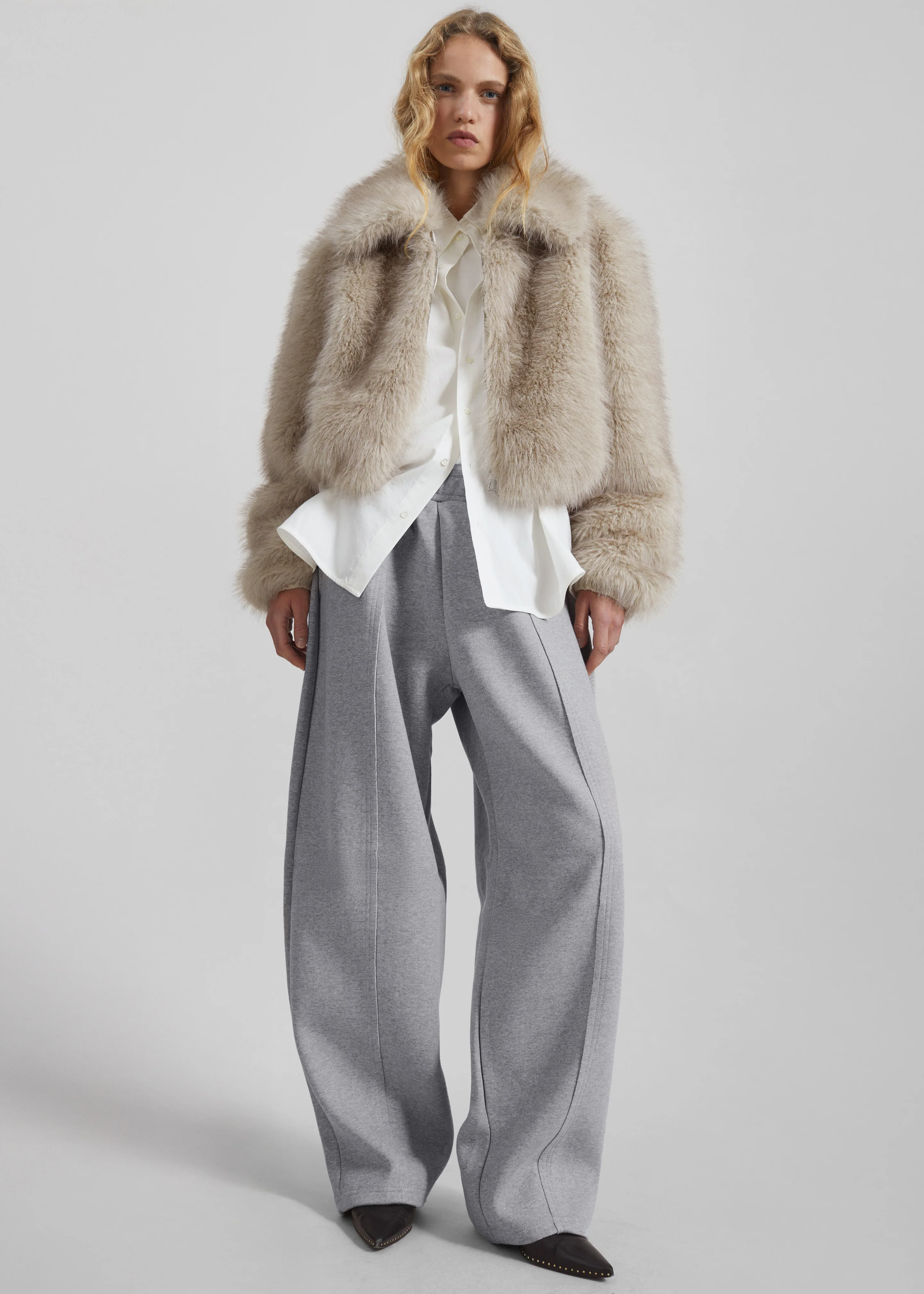 Keane Tapered Sweatpants - Grey - Image 7