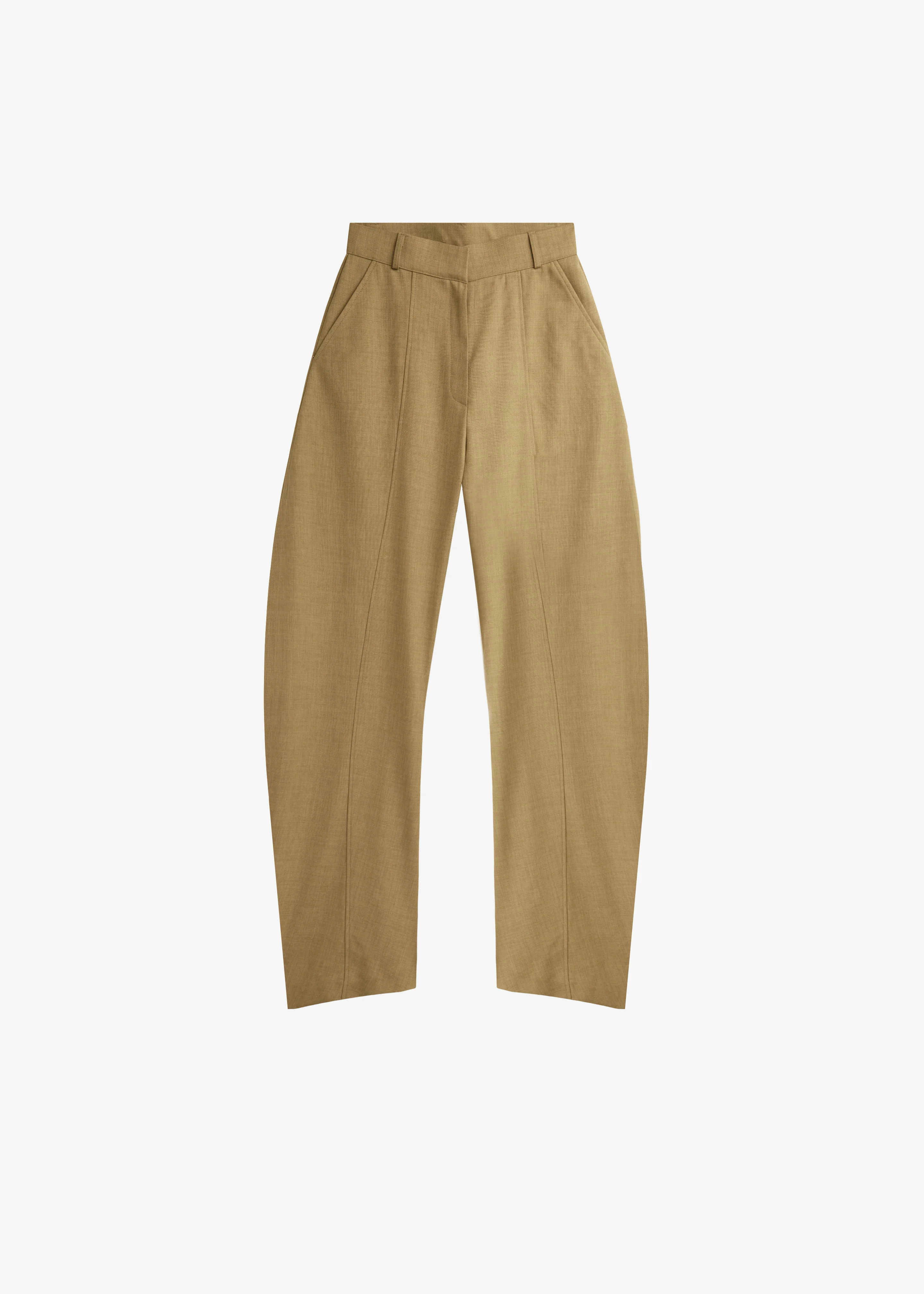 Keasden Barrel Leg Trousers - Camel - Image 8