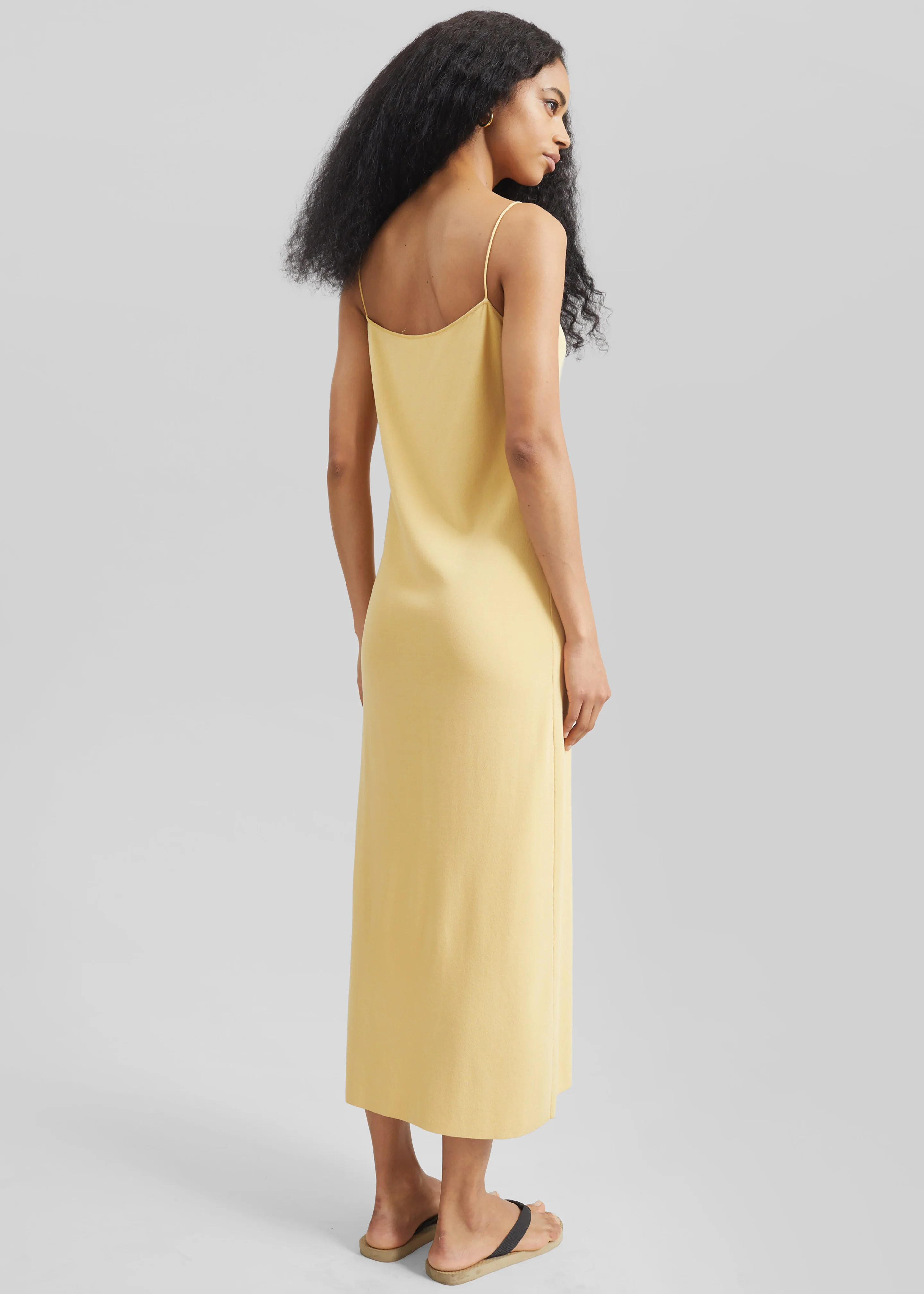 Keira Knit Midi Dress - Yellow - Image 6