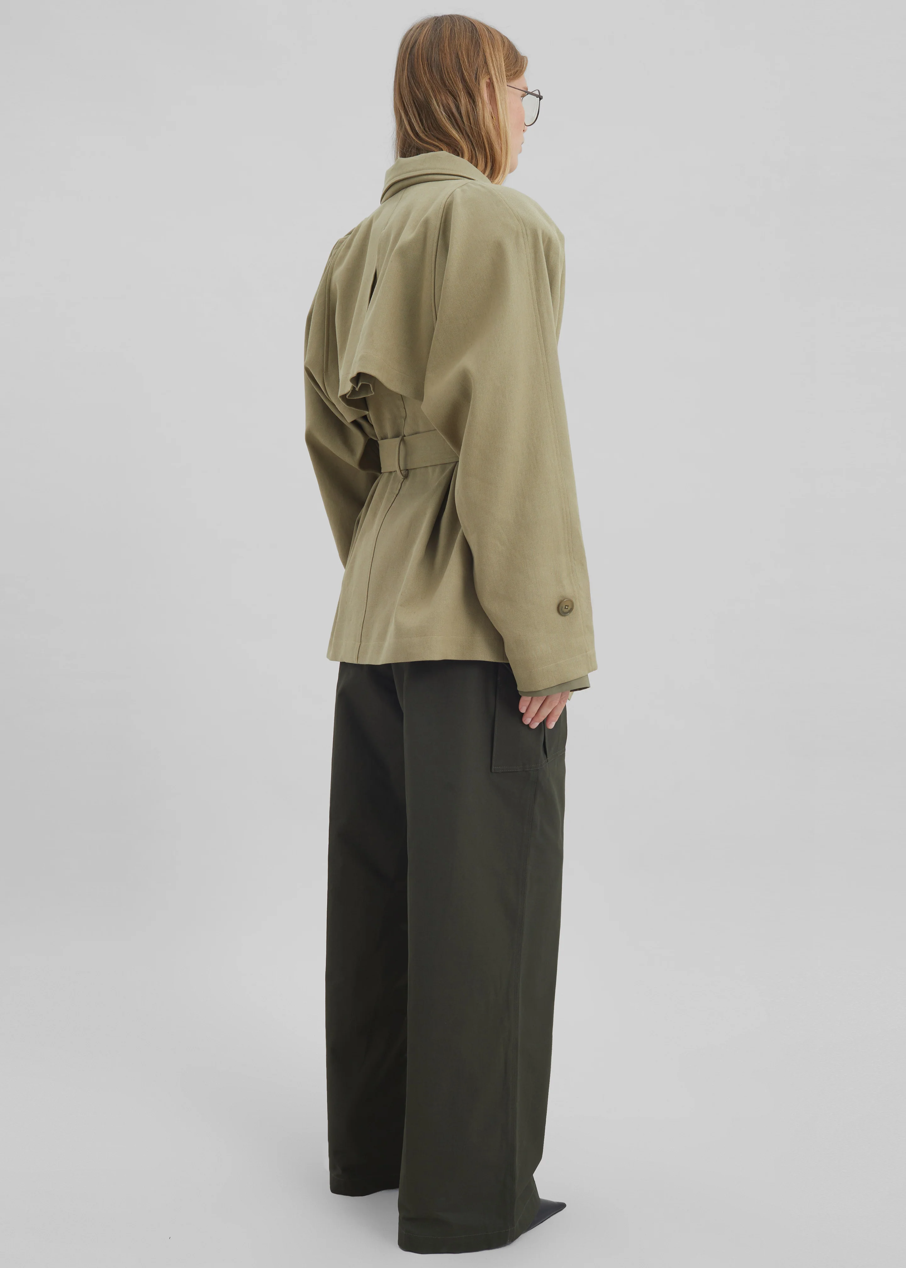 Kelia Padded Utility Jacket - Sage - Image 6