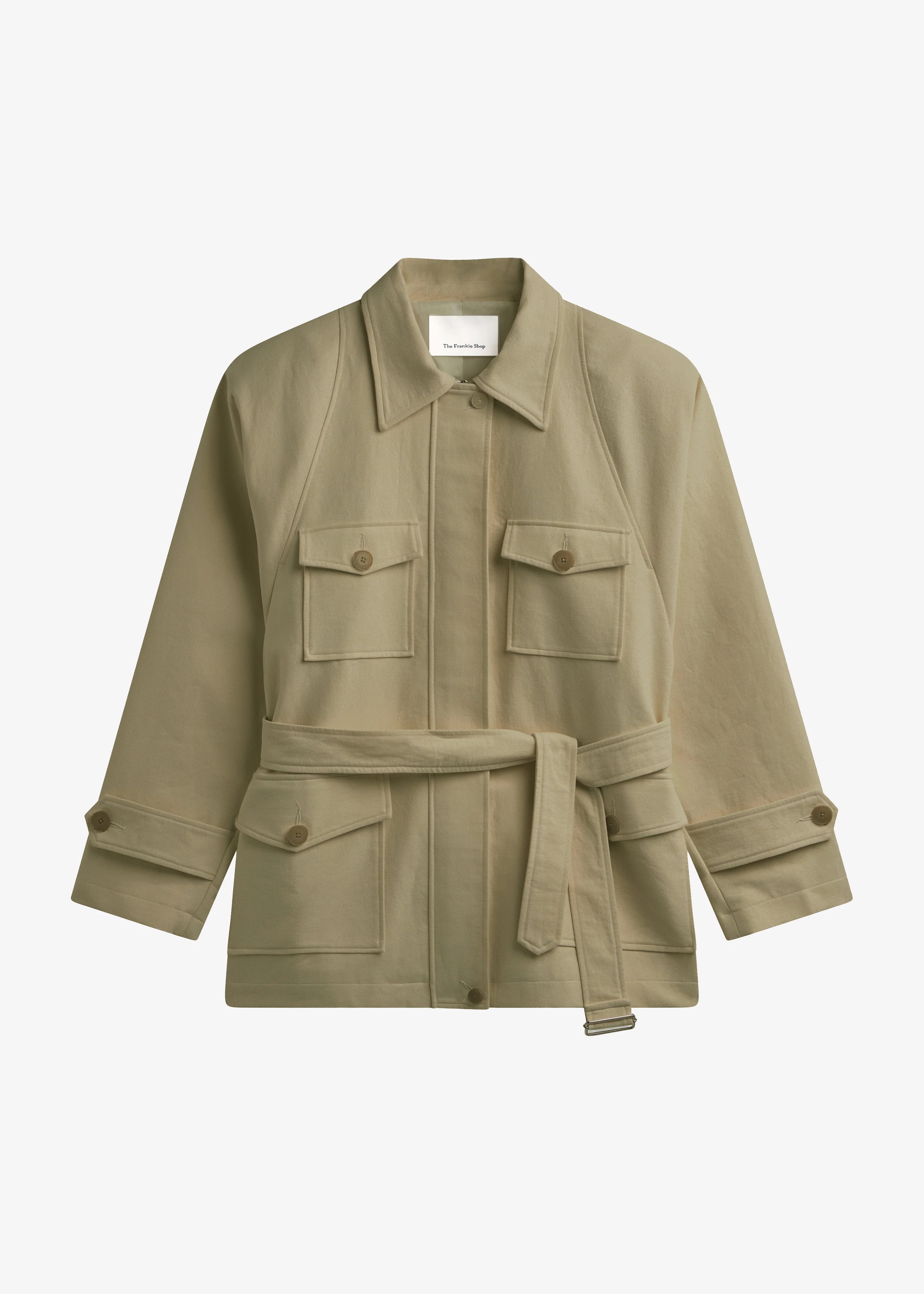 Kelia Padded Utility Jacket - Sage - Image 7