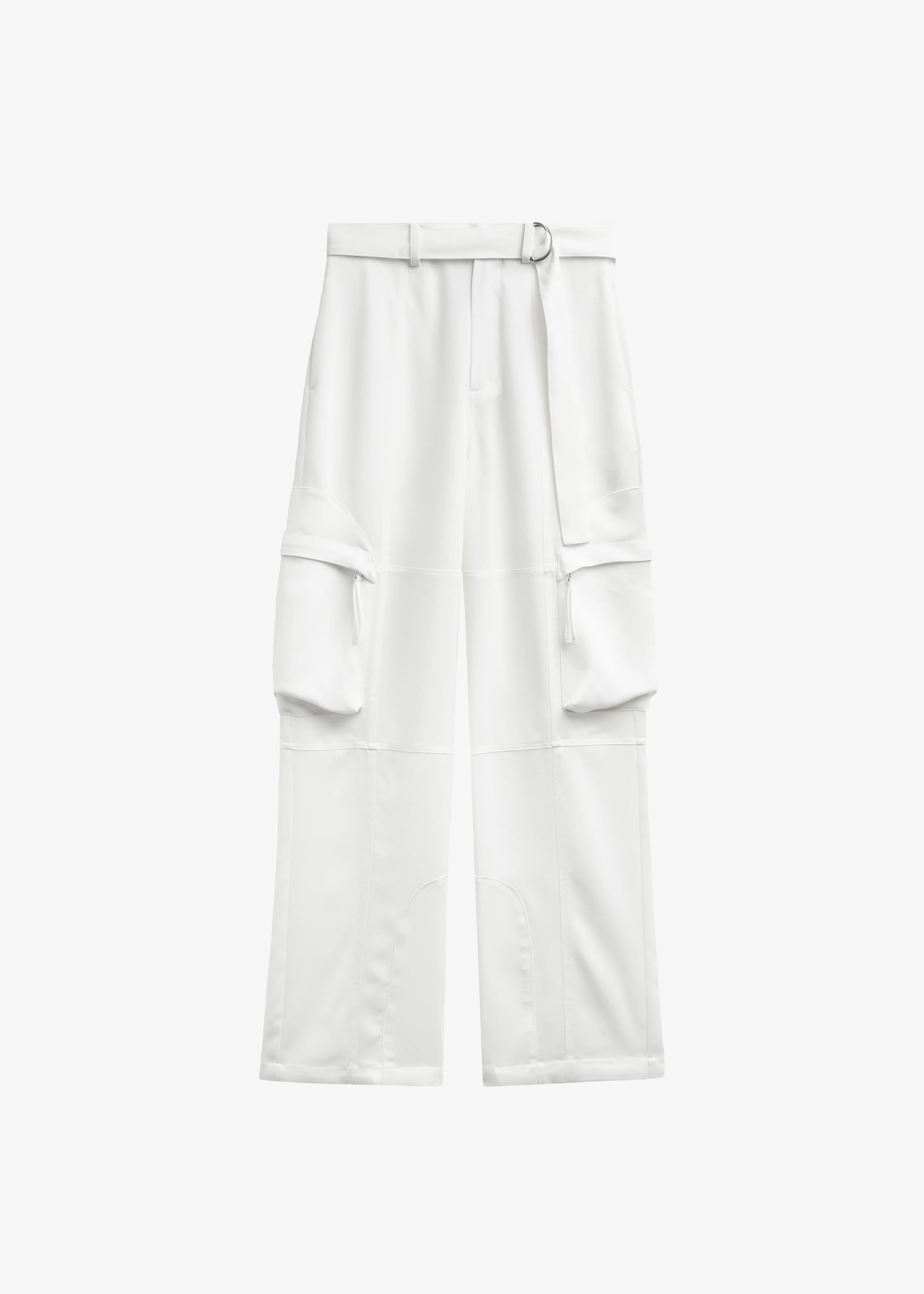 Kelly Fluid Cargo Pants - White - Image 9