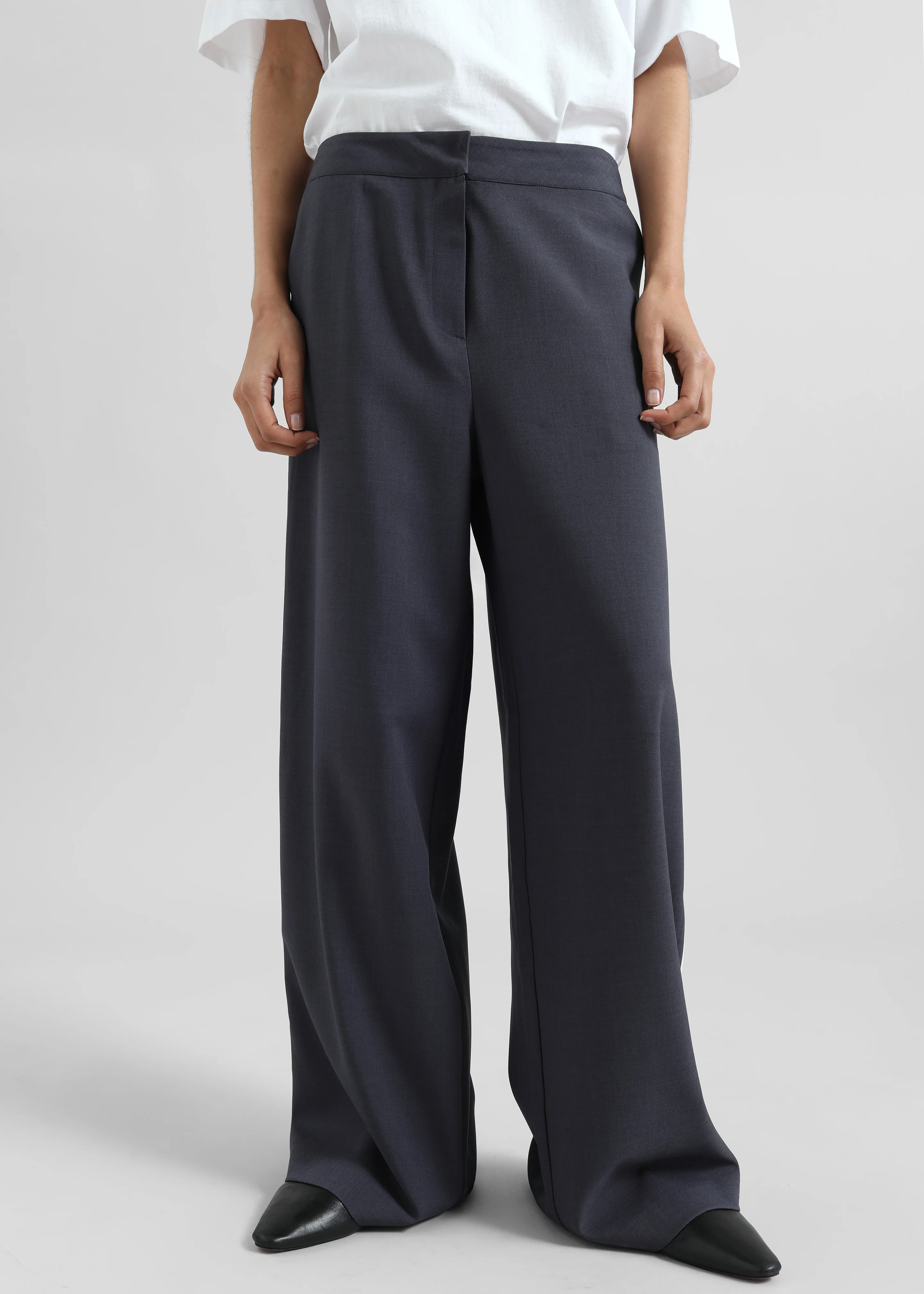 Kemi Contrast Trim Pants - Dark Blue - Image 5