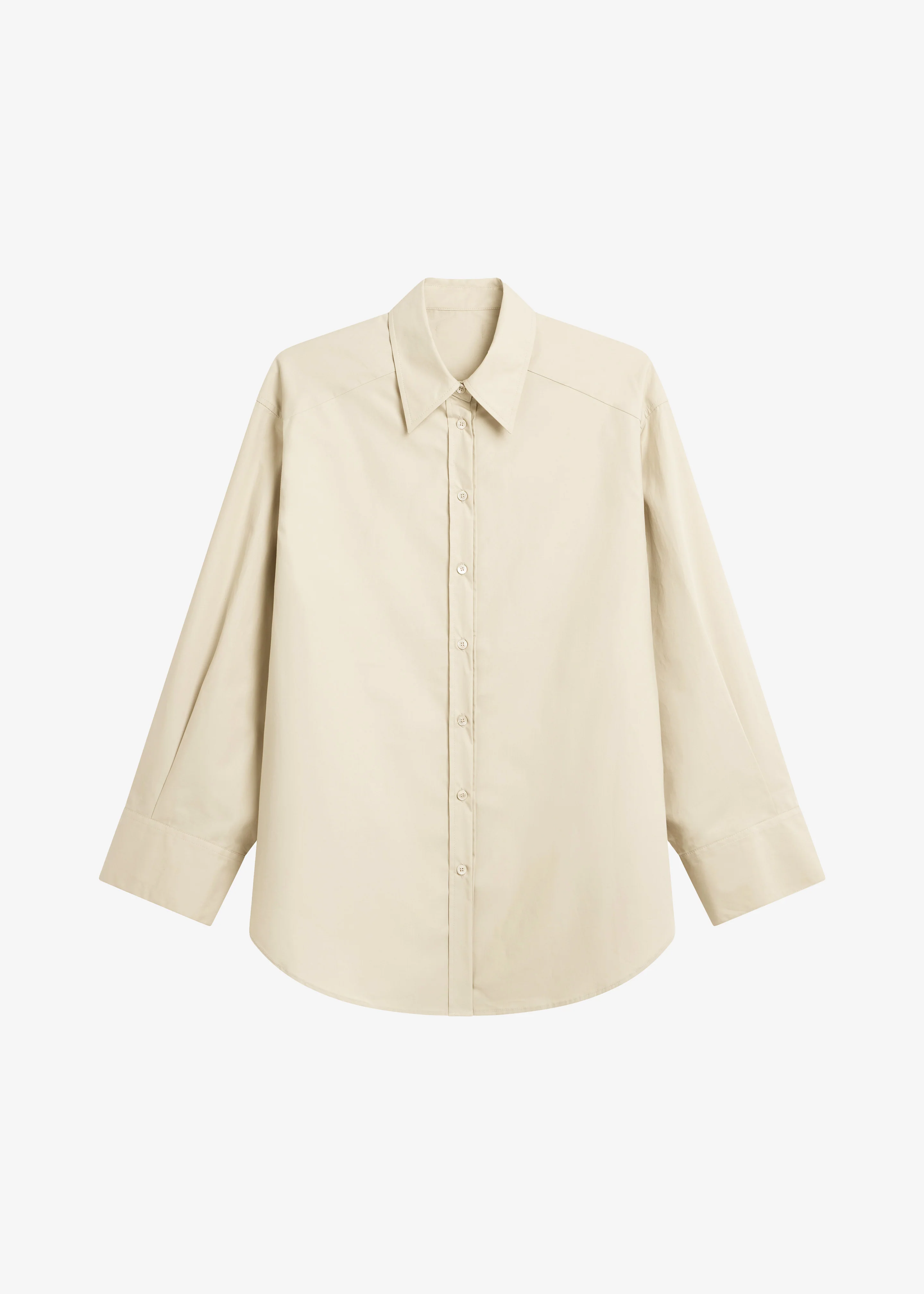 Kent Button Up Shirt - Beige - Image 8