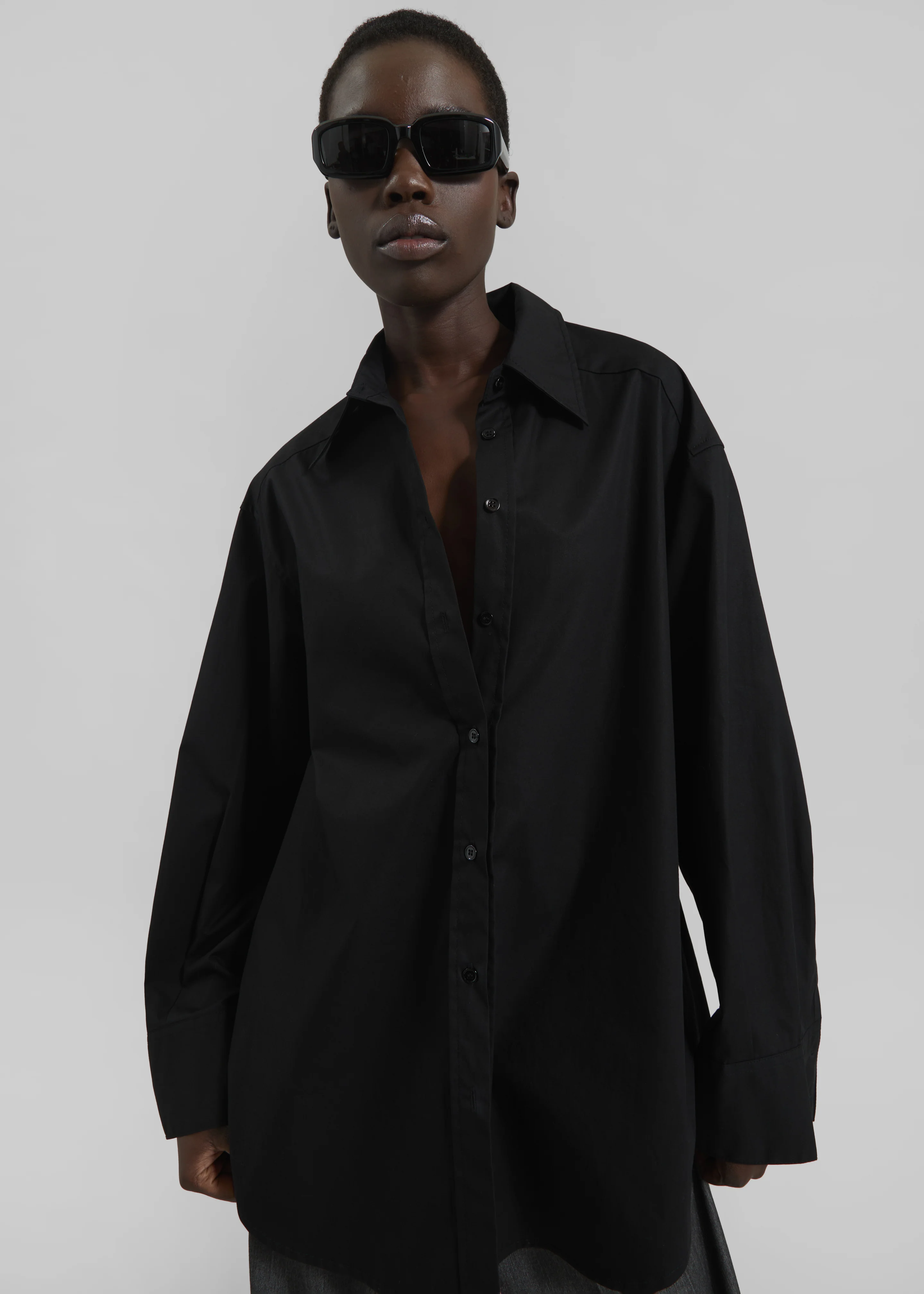 Kent Button Up Shirt - Black - Image 3